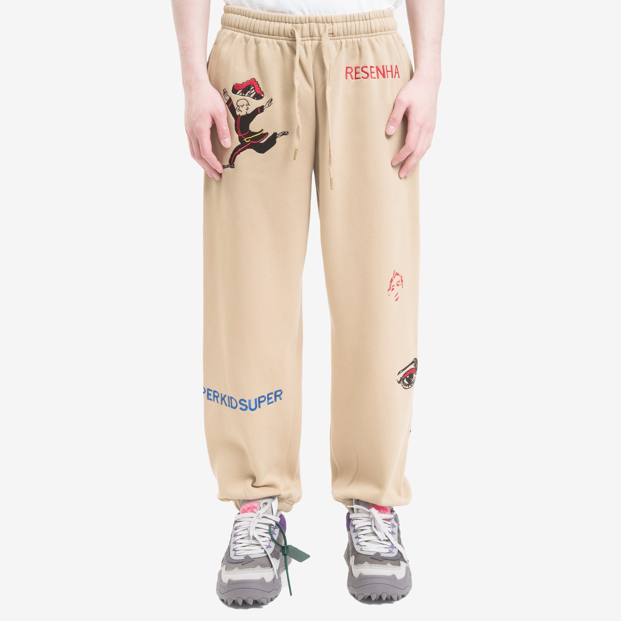KidSuper Super Sweatpants Tan - 1