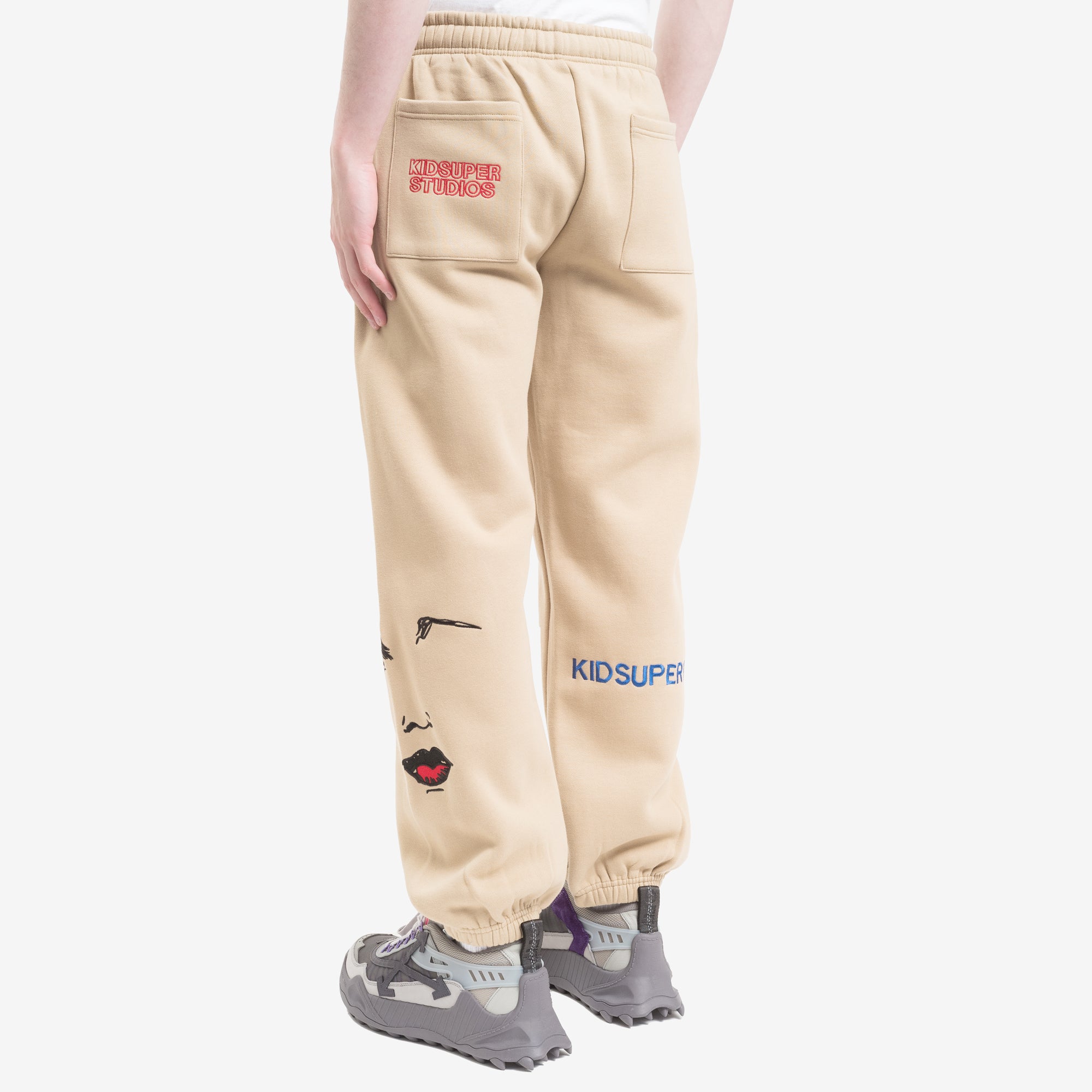 KidSuper Super Sweatpants Tan - 4