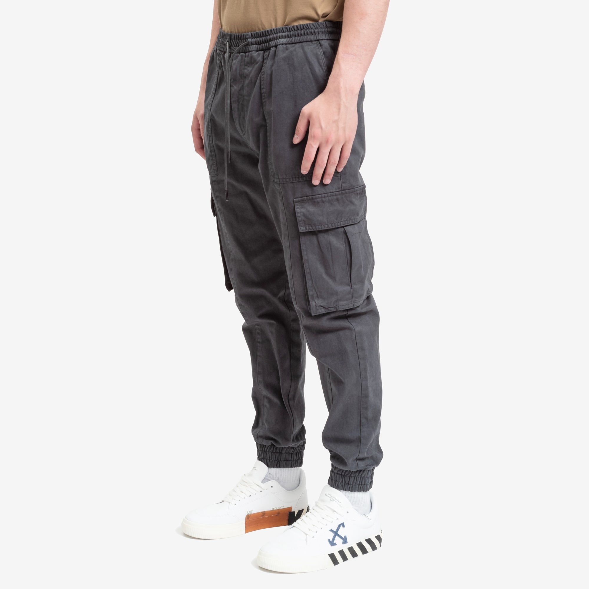 Juun.J Dyed Cargo Joggers Grey - 3