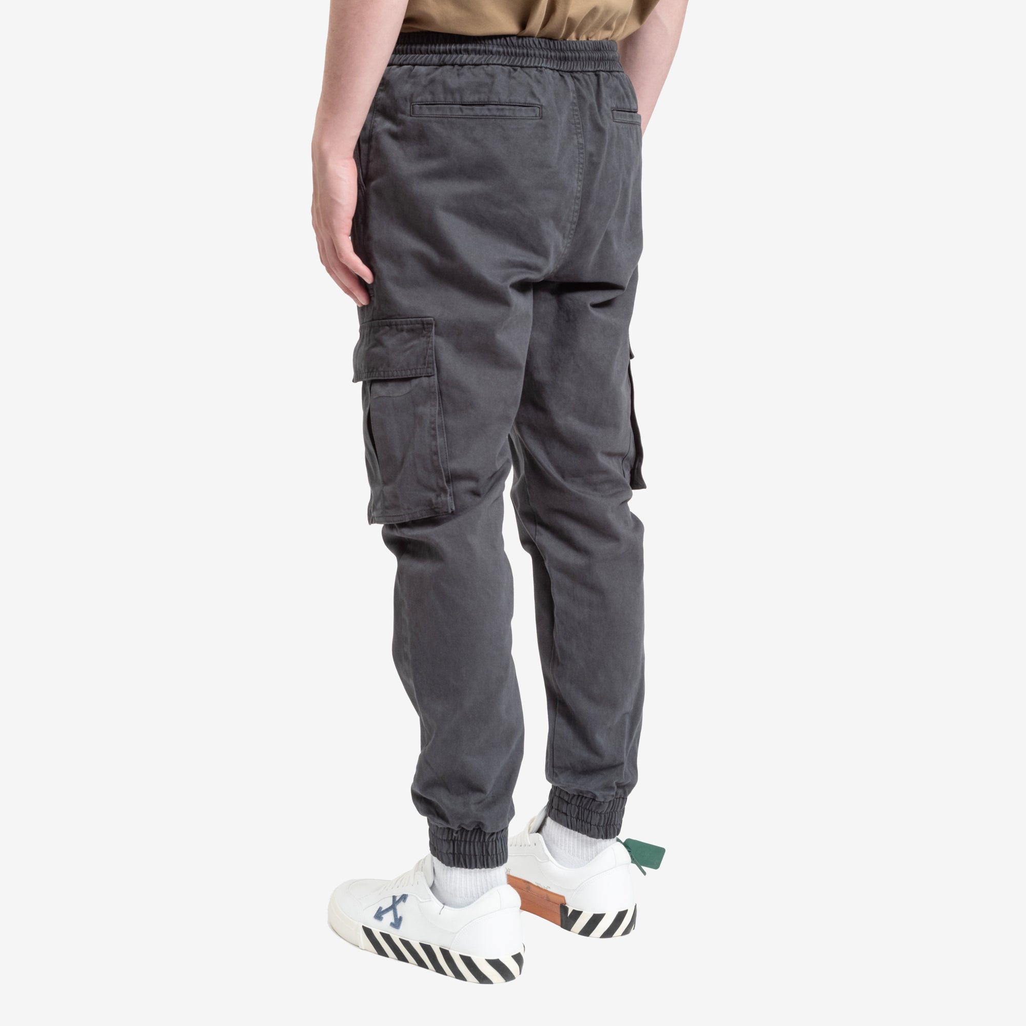 Juun.J Dyed Cargo Joggers Grey - 4