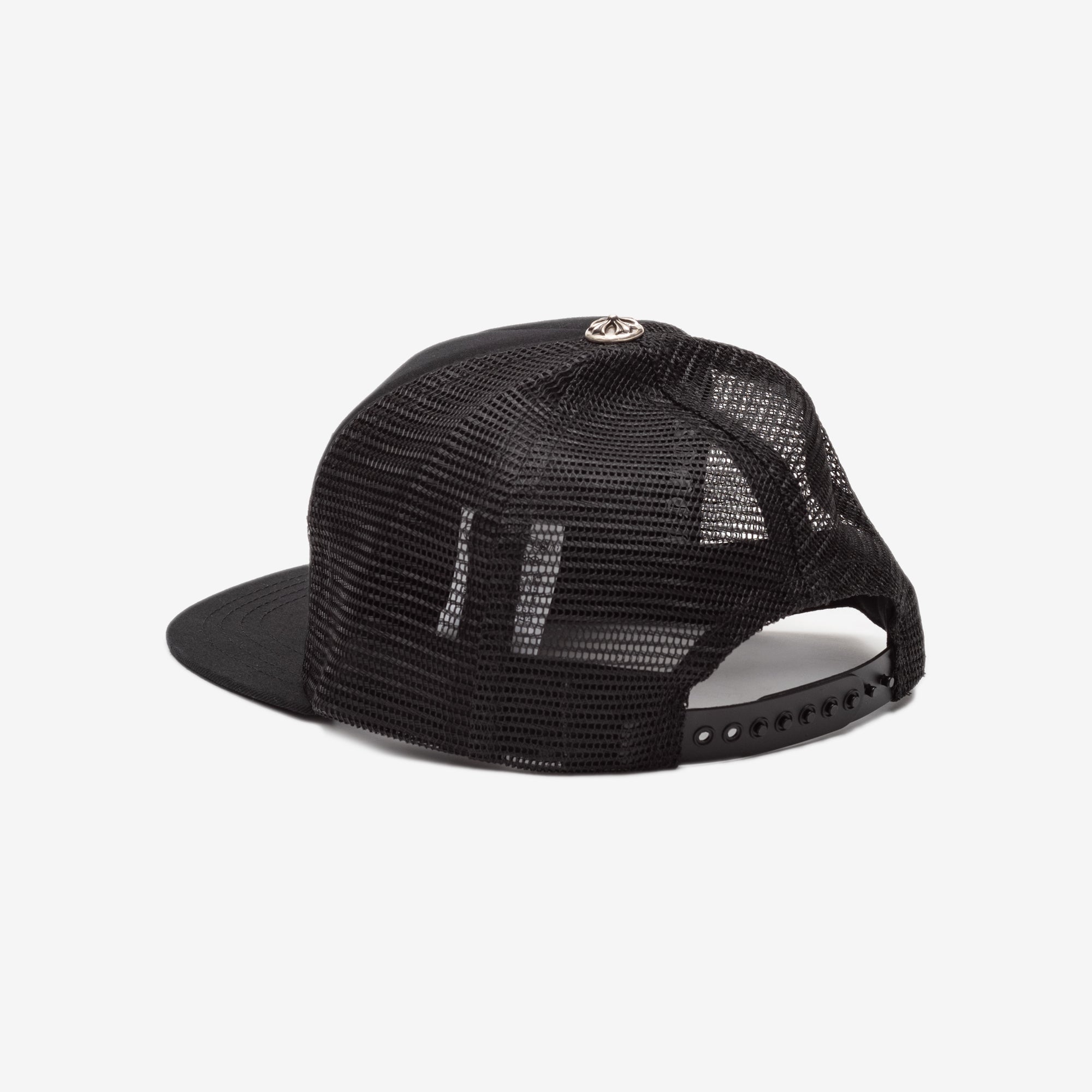 Chrome Hearts FOTI CH Patch Black/Black Trucker Cap Black - 2