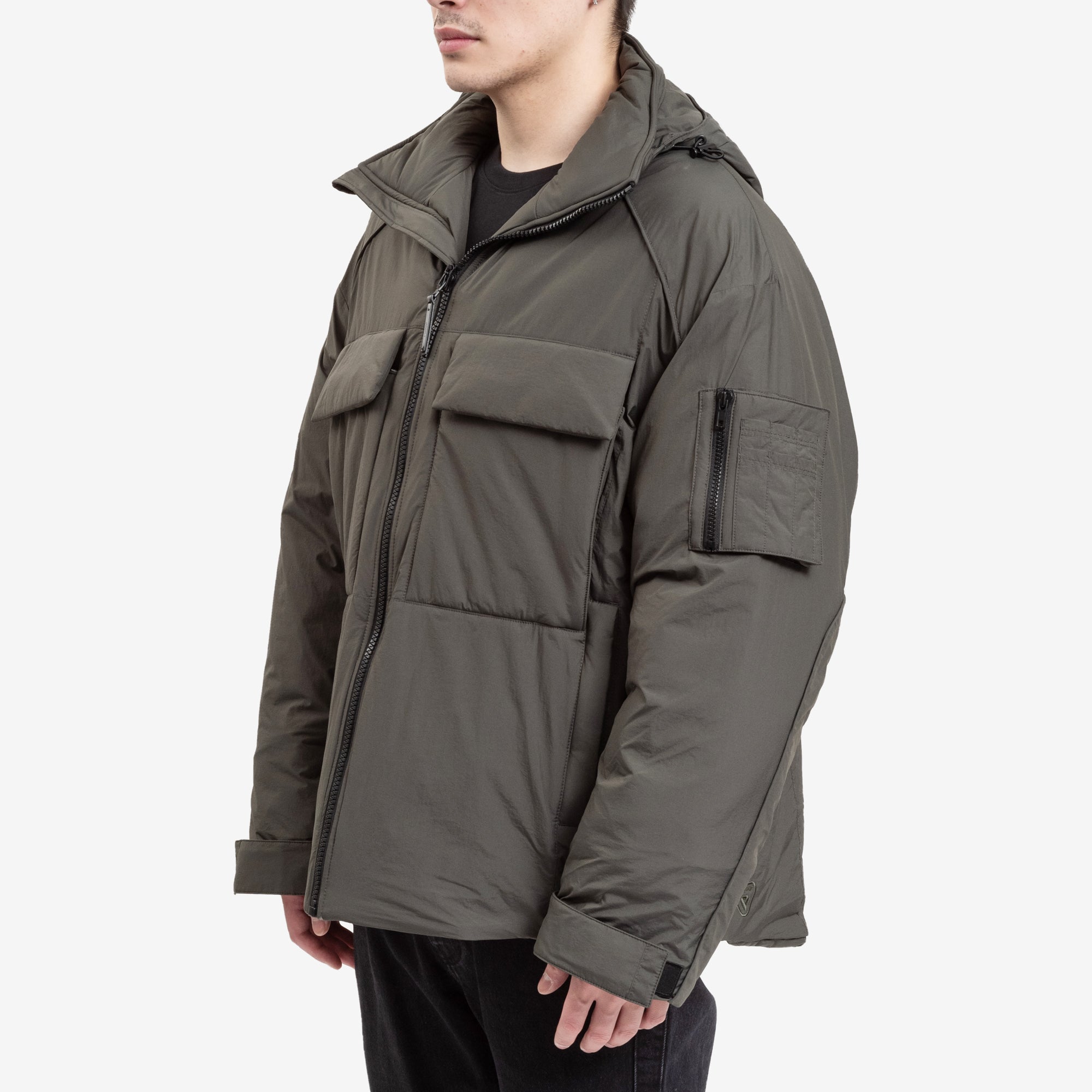 Juun.J Primaloft Shell Parka Khaki Green - 3