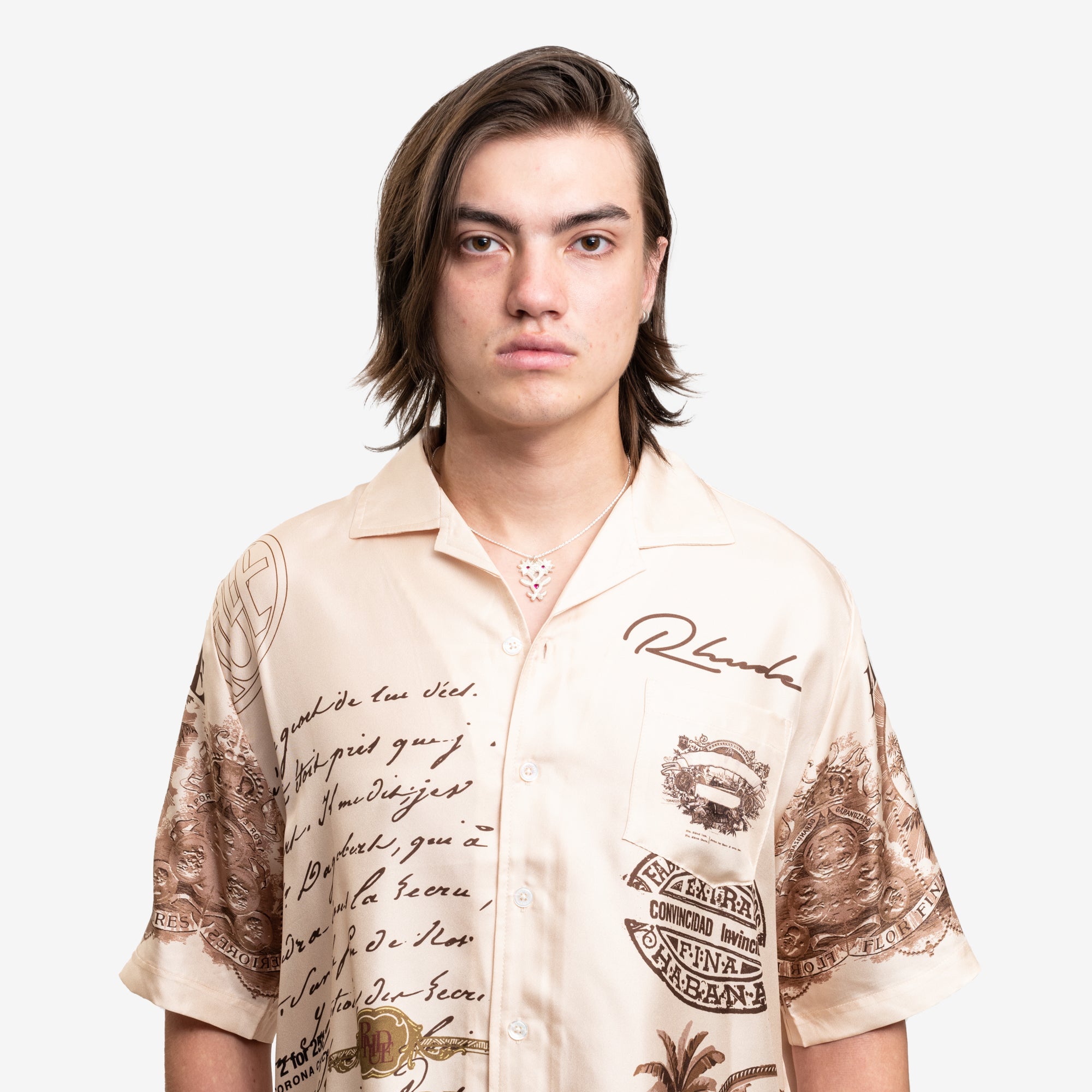 Bleue Burnham Flower in Love Pendant Silver - 2