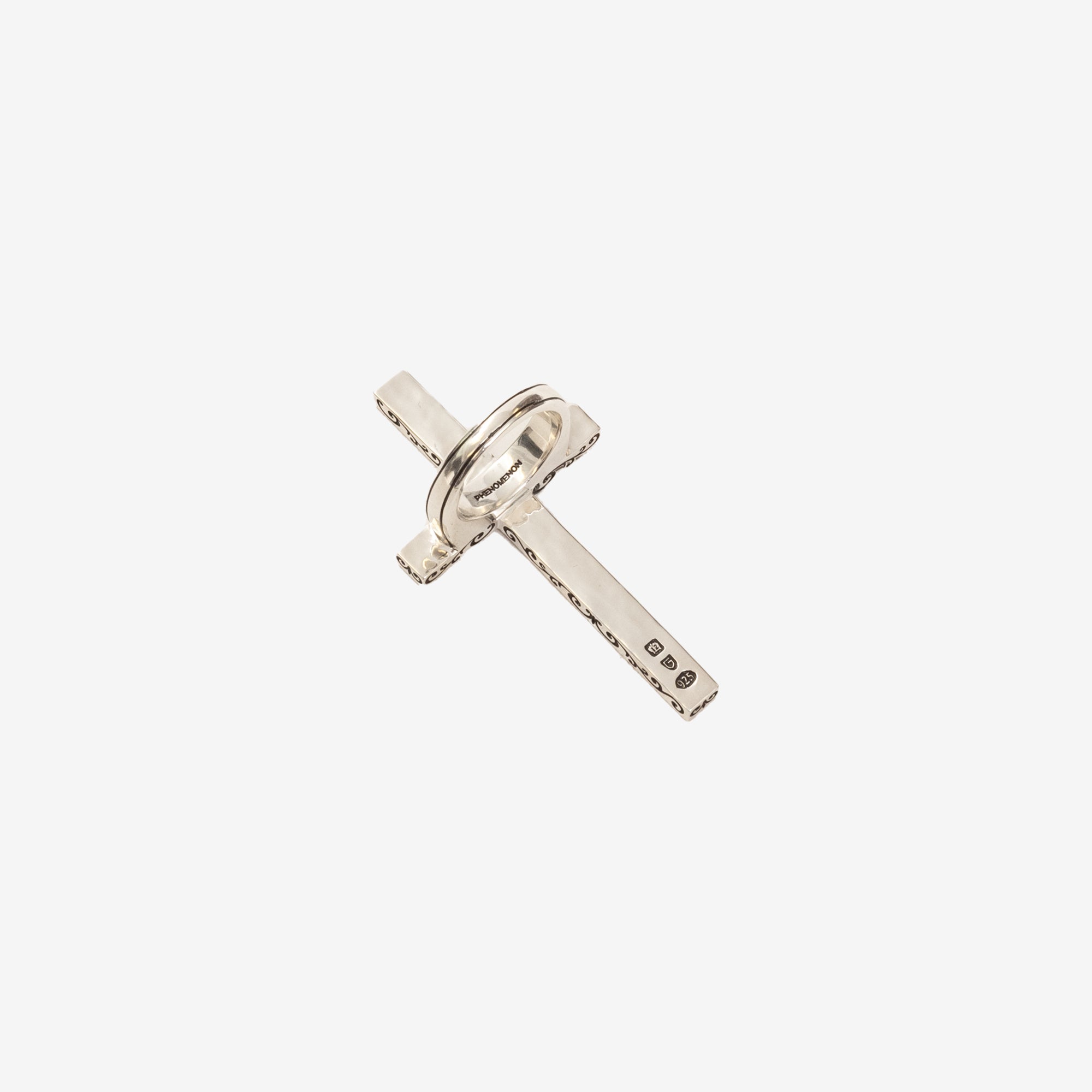 Phenomenon Garni Cross Ring Silver - 3