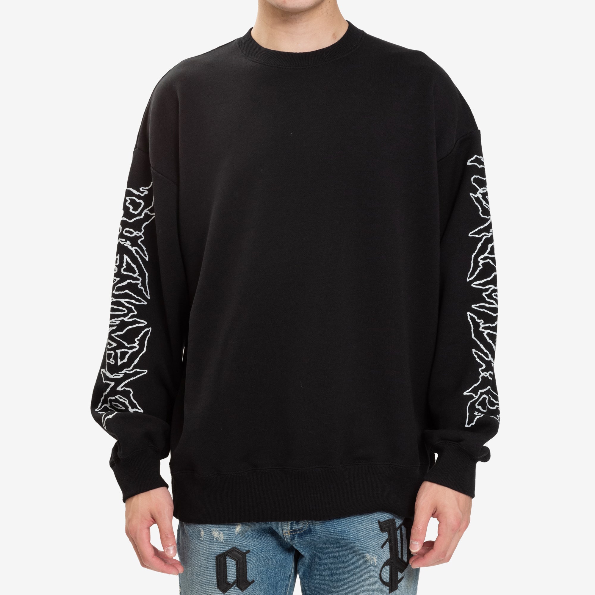 Phenomenon Metal Logo Sweatshirt Black - 1