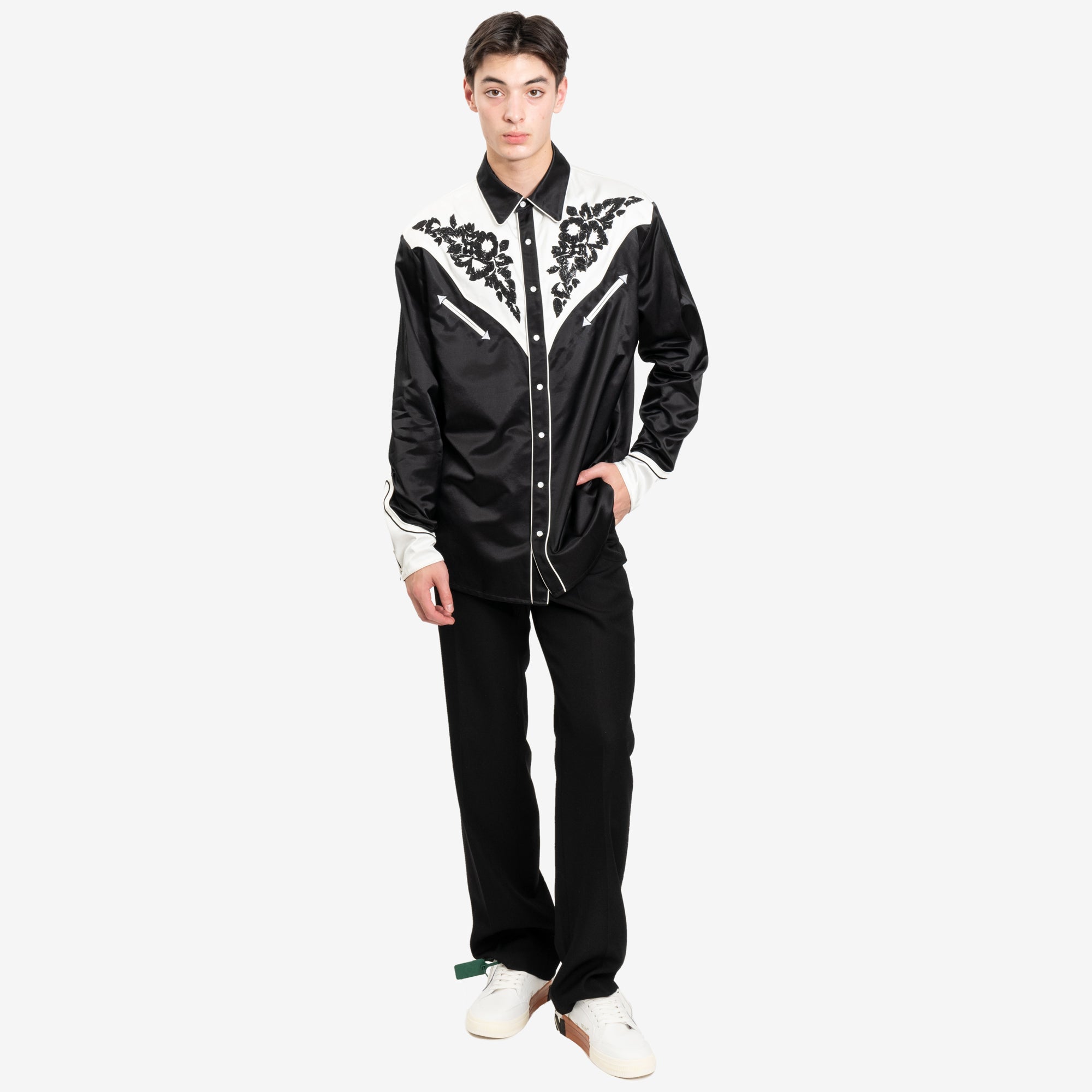 Kenzo Western Shirt Black - 2