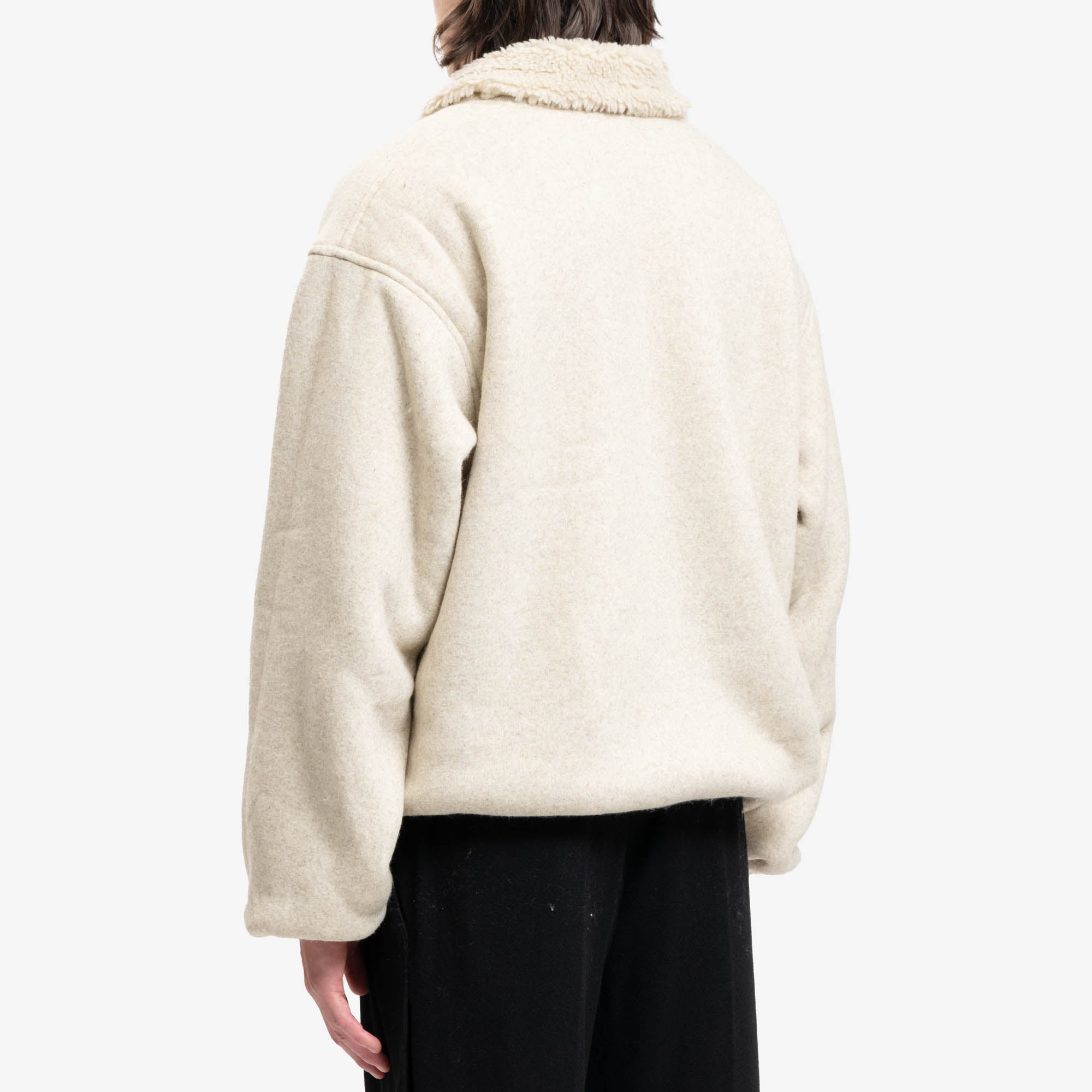 Children of the Discordance Oversized Boa Sweater Beige - 4