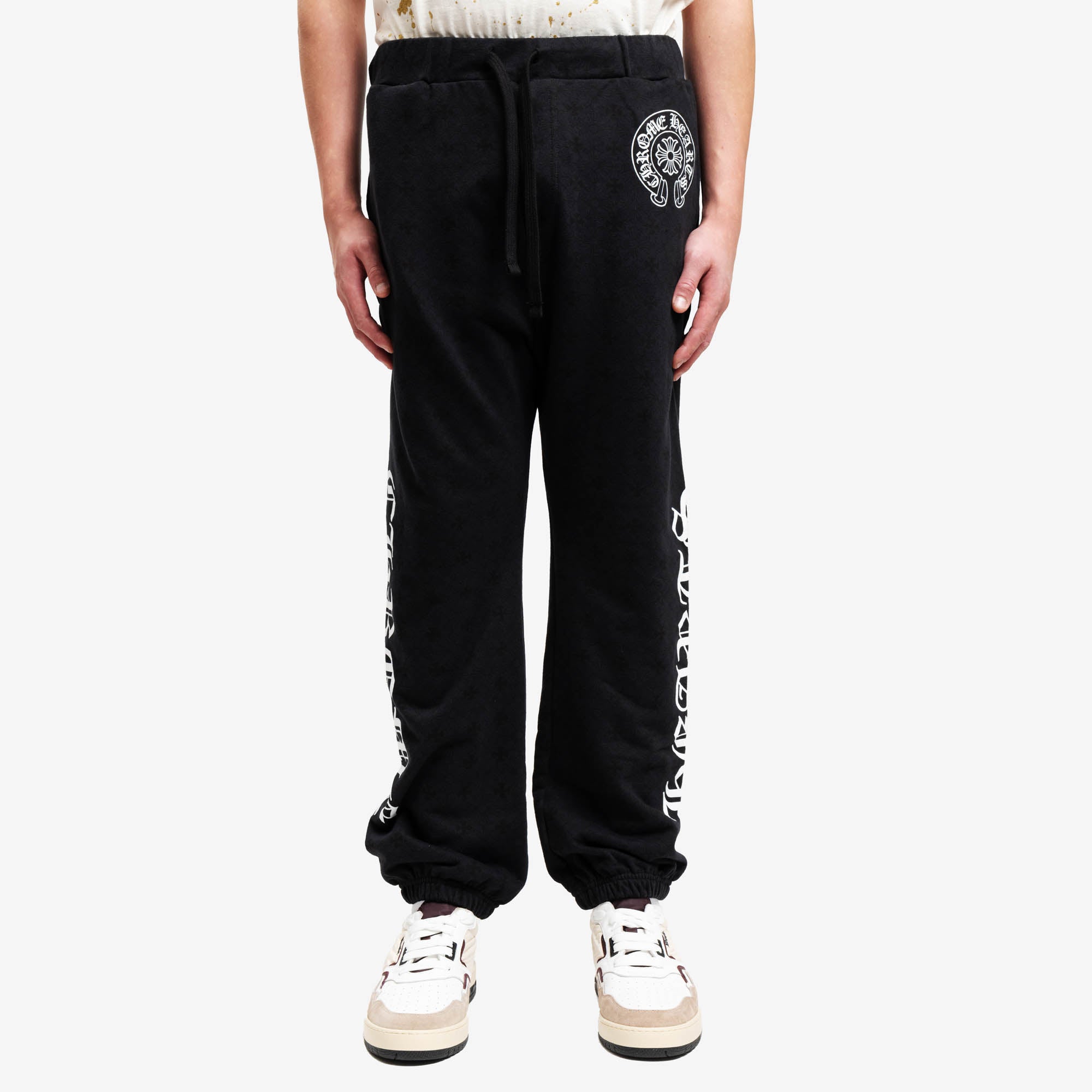 Chrome Hearts Horseshoe Multi Print Sweatpants Black - 1
