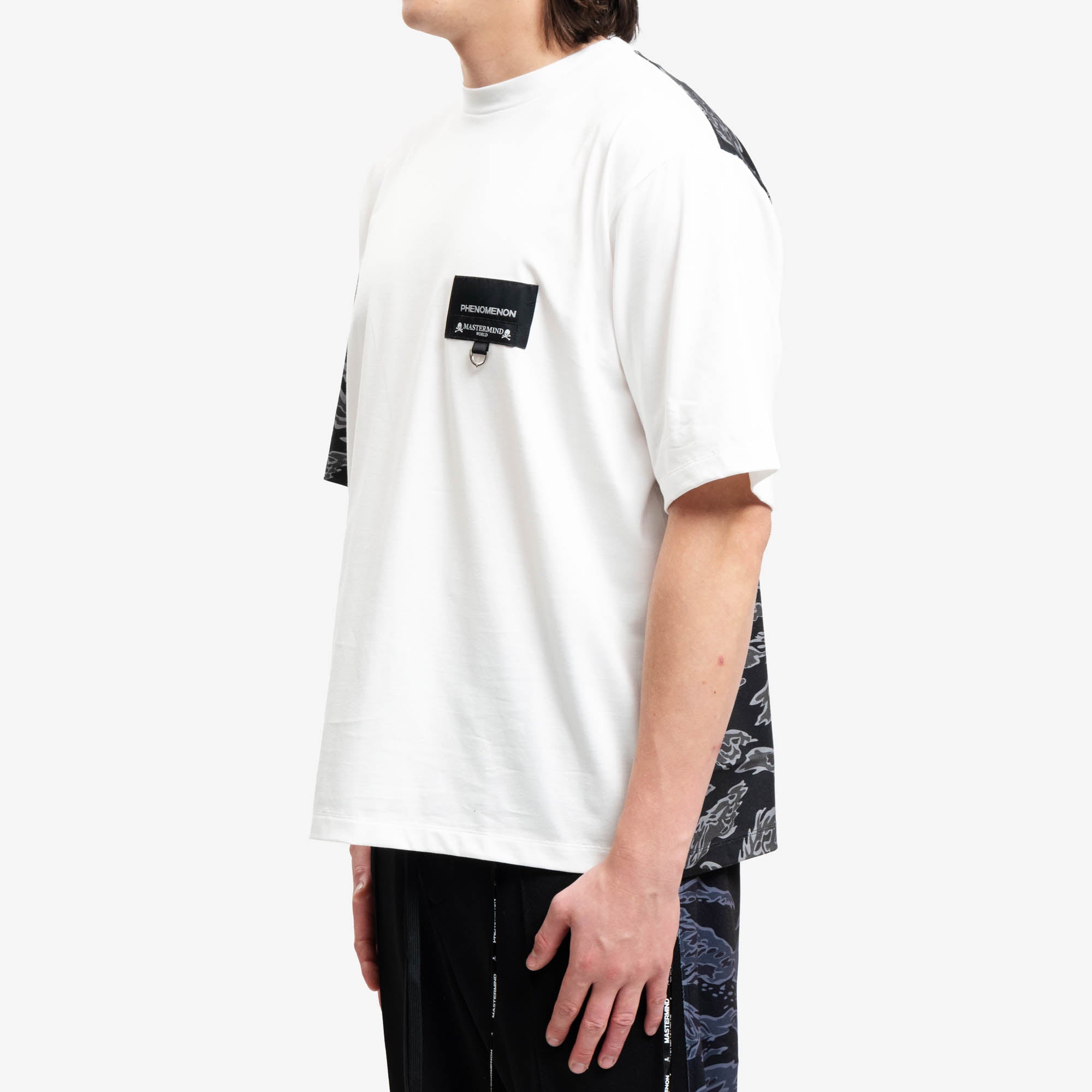 Phenomenon Mastermind Japan Tiger Camo Skull T-Shirt White - 2