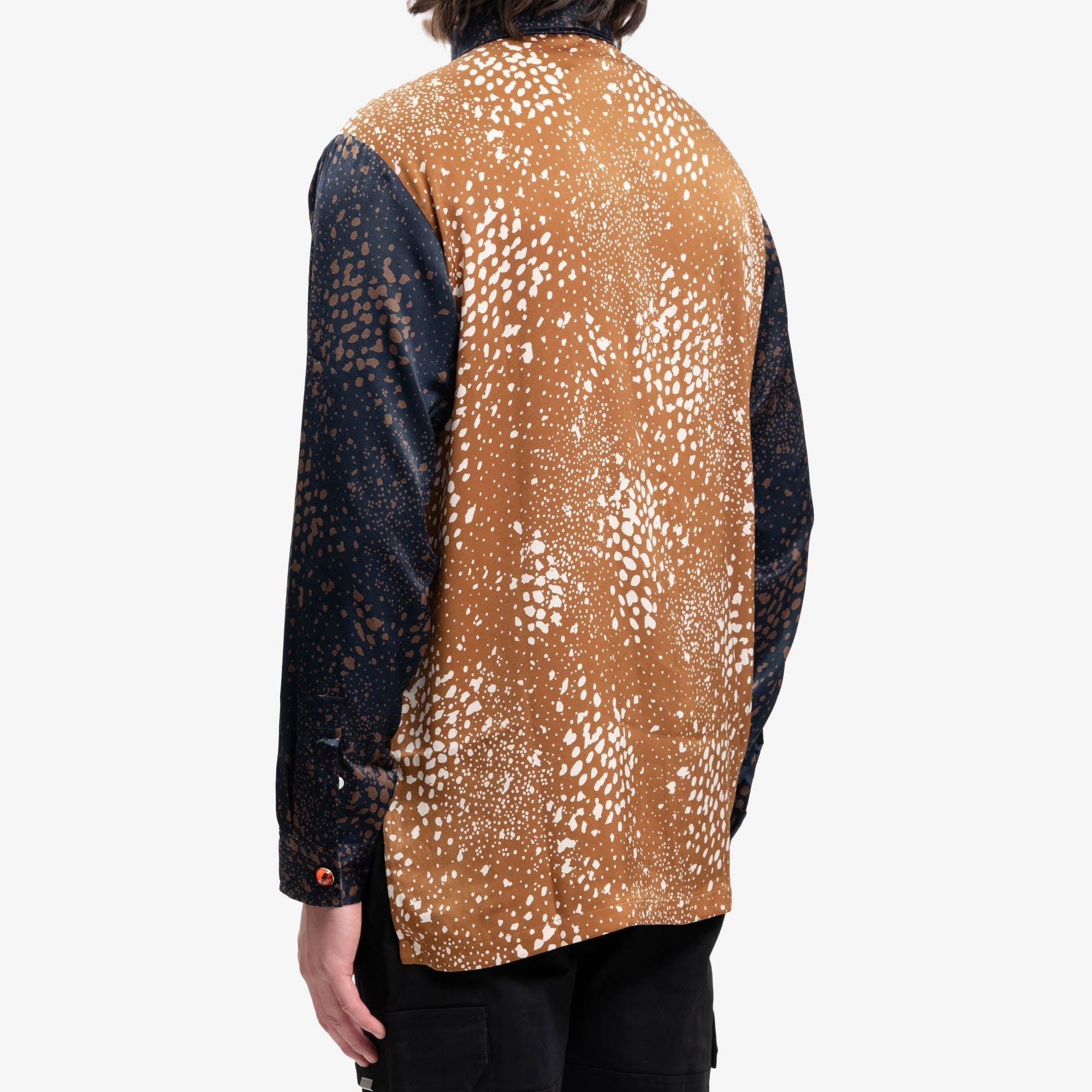 CLOT Open Collar Shirt Black - 4