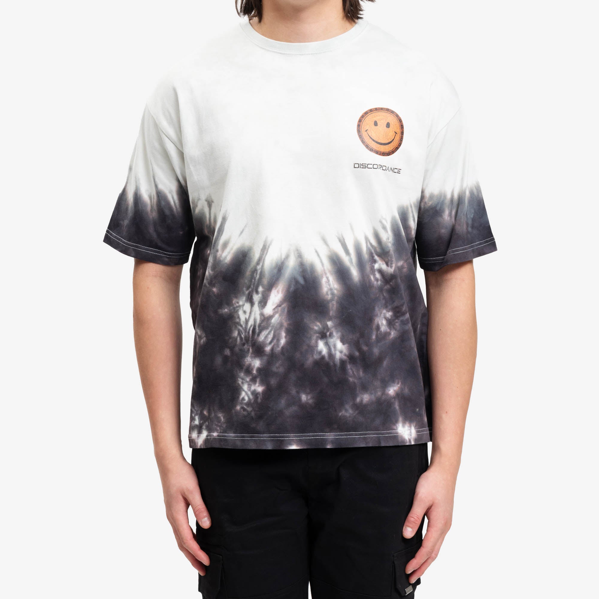 Children of the Discordance Gothic Hand Dyed T-Shirt Beige - 1