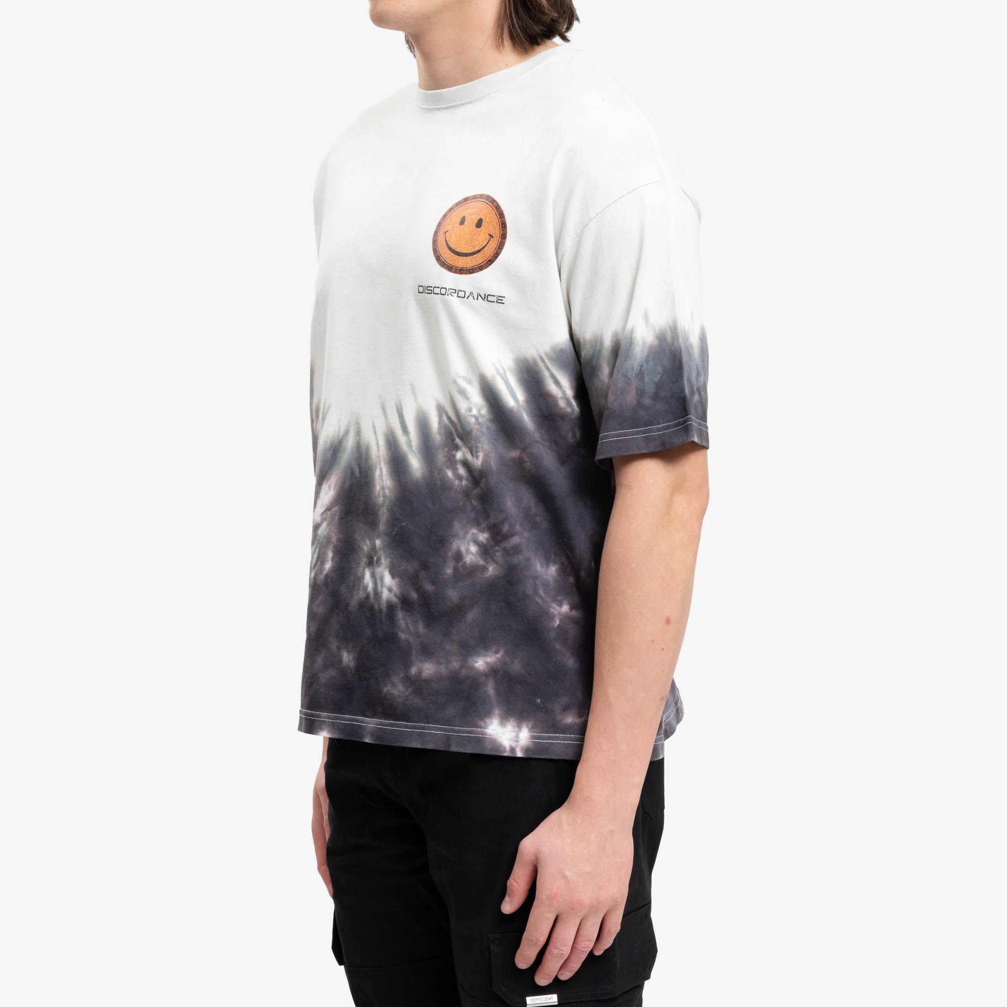 Children of the Discordance Gothic Hand Dyed T-Shirt Beige - 3