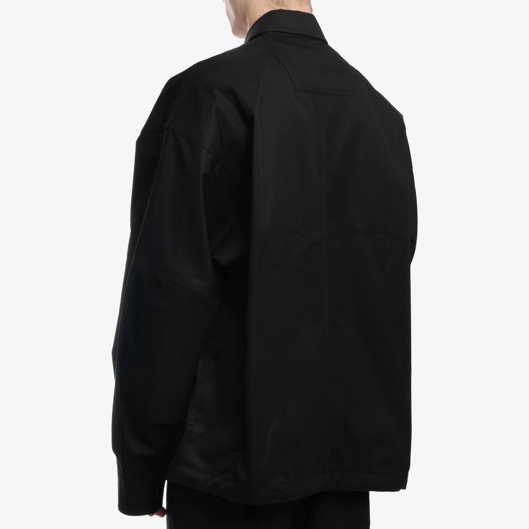 Juun.J Front Pocket Shirt Jacket Black - 4