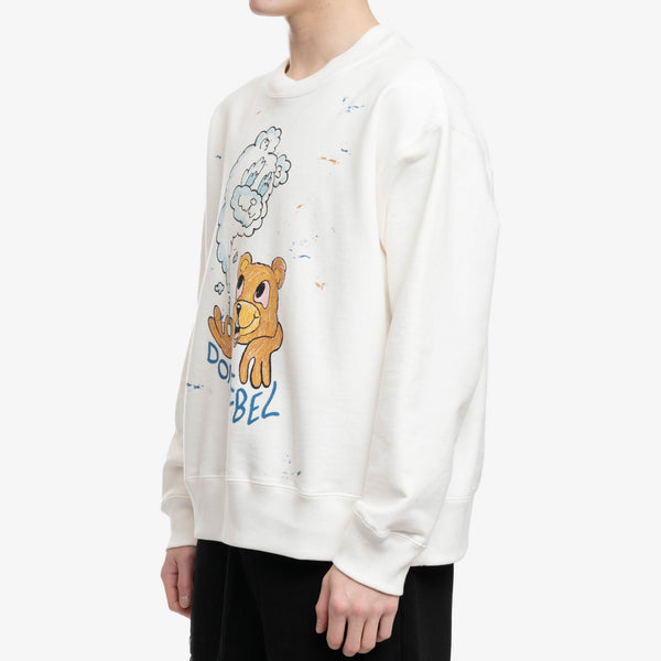 Dom Rebel - Puff Sweatshirt in Ivory