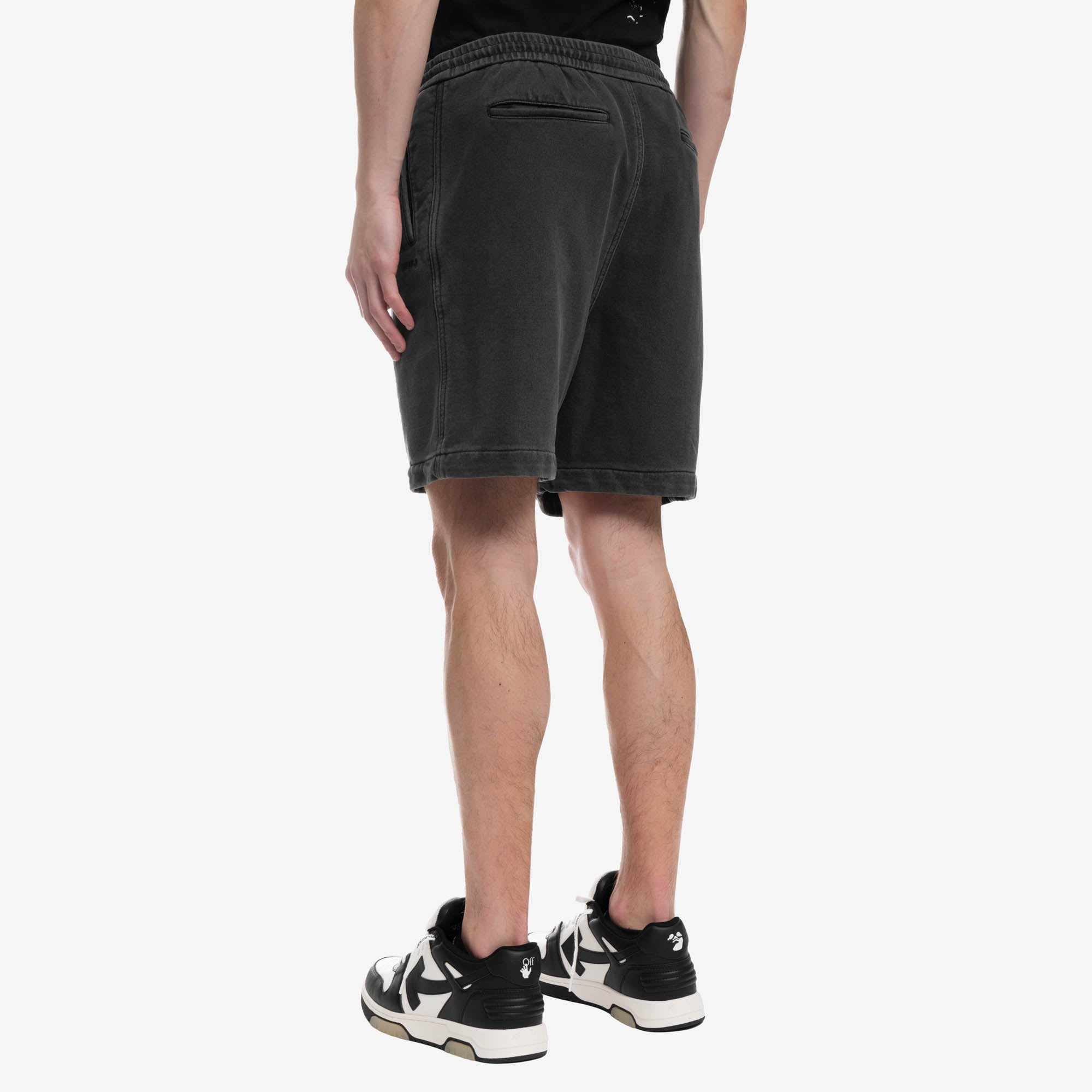 Juun.J Garment Dyed Shorts Grey - 4