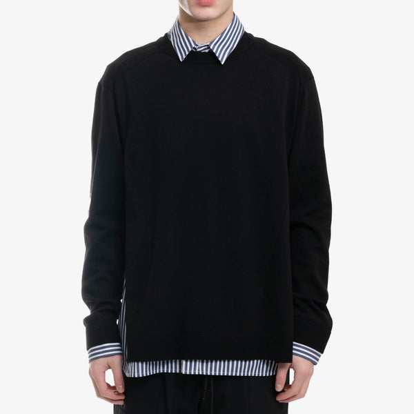 Layered Shirt Sweater