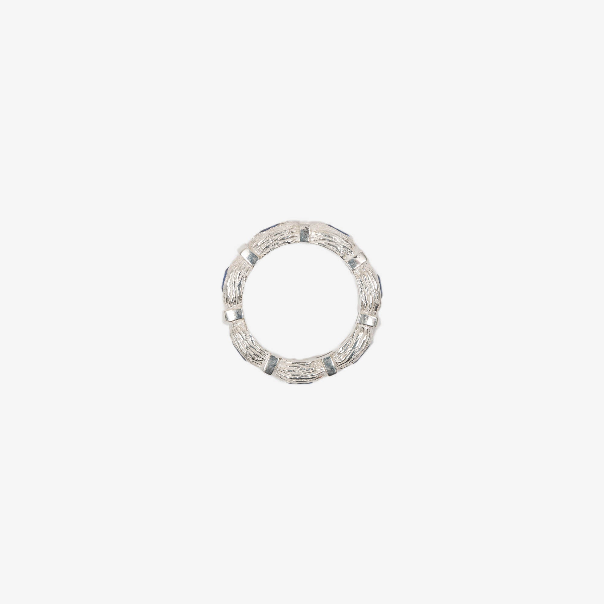 Bleue Burnham Window Box Eternity Ring Silver - 2