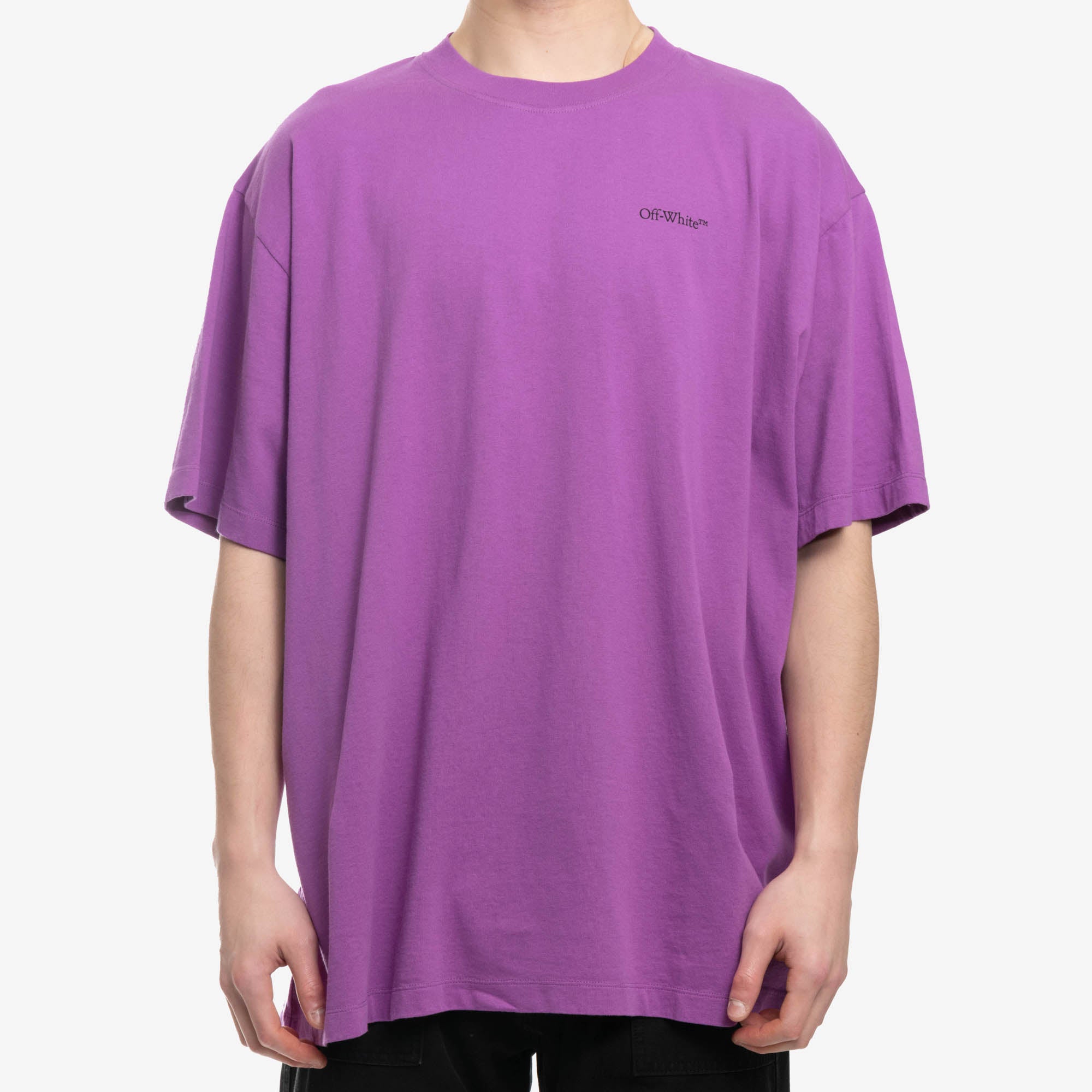 Off - White Jumbo Arrow Over Tee Orchid - 1