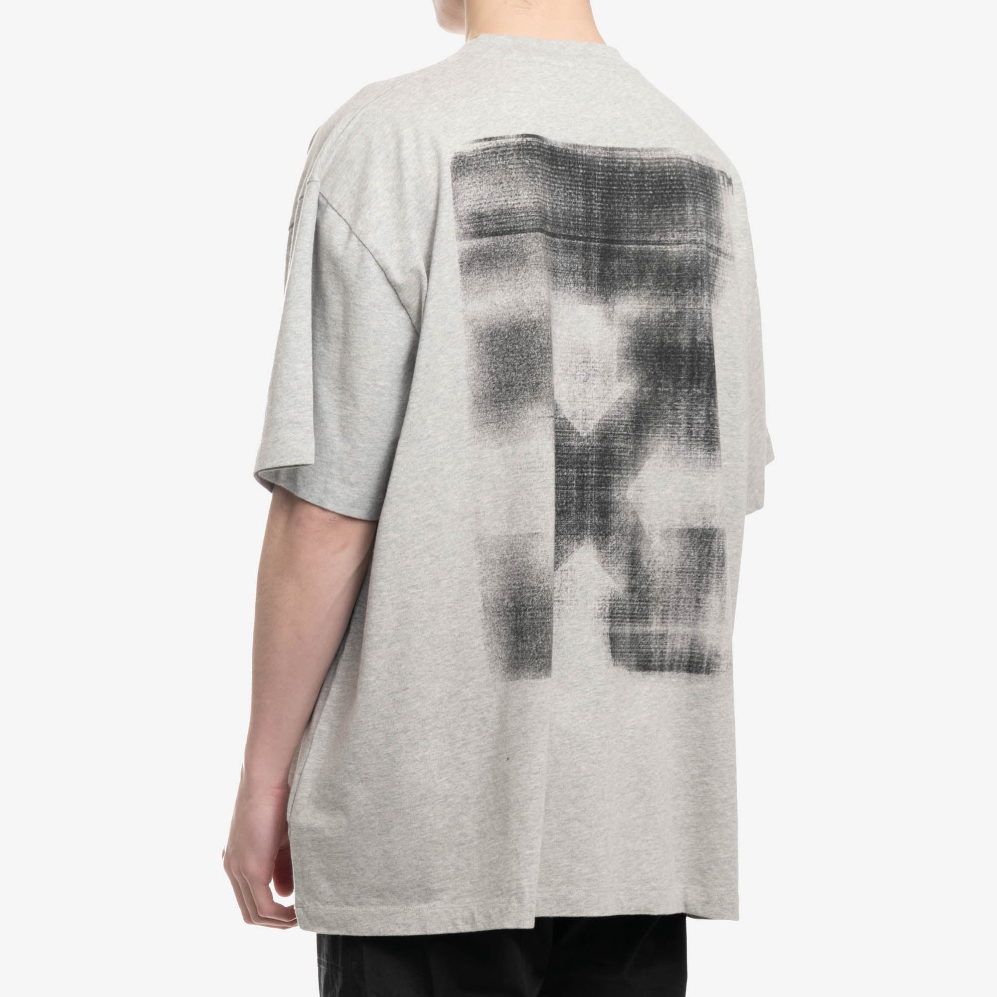 Off - White Jumbo Arrow Over Tee Melange Grey - 4