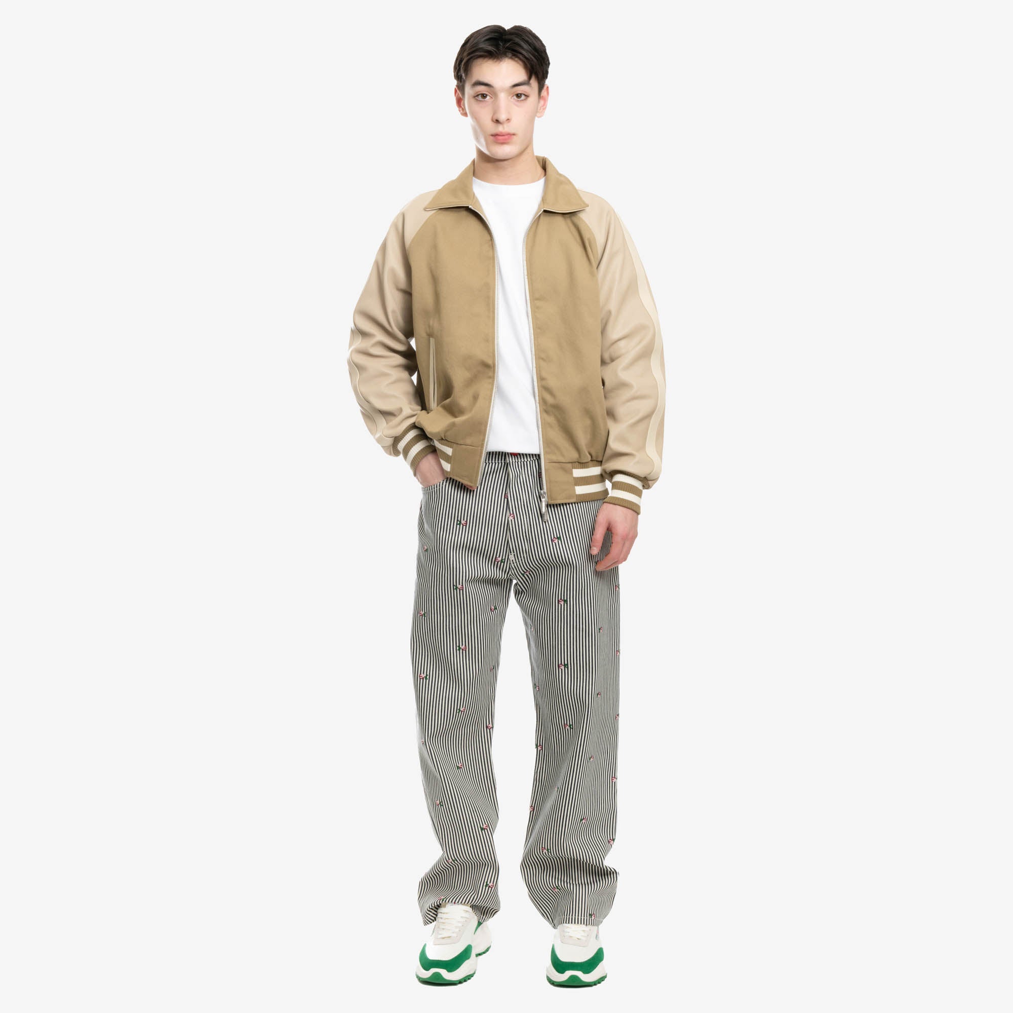 Rhude Twill Rhude Boys Bomber Beige - 2