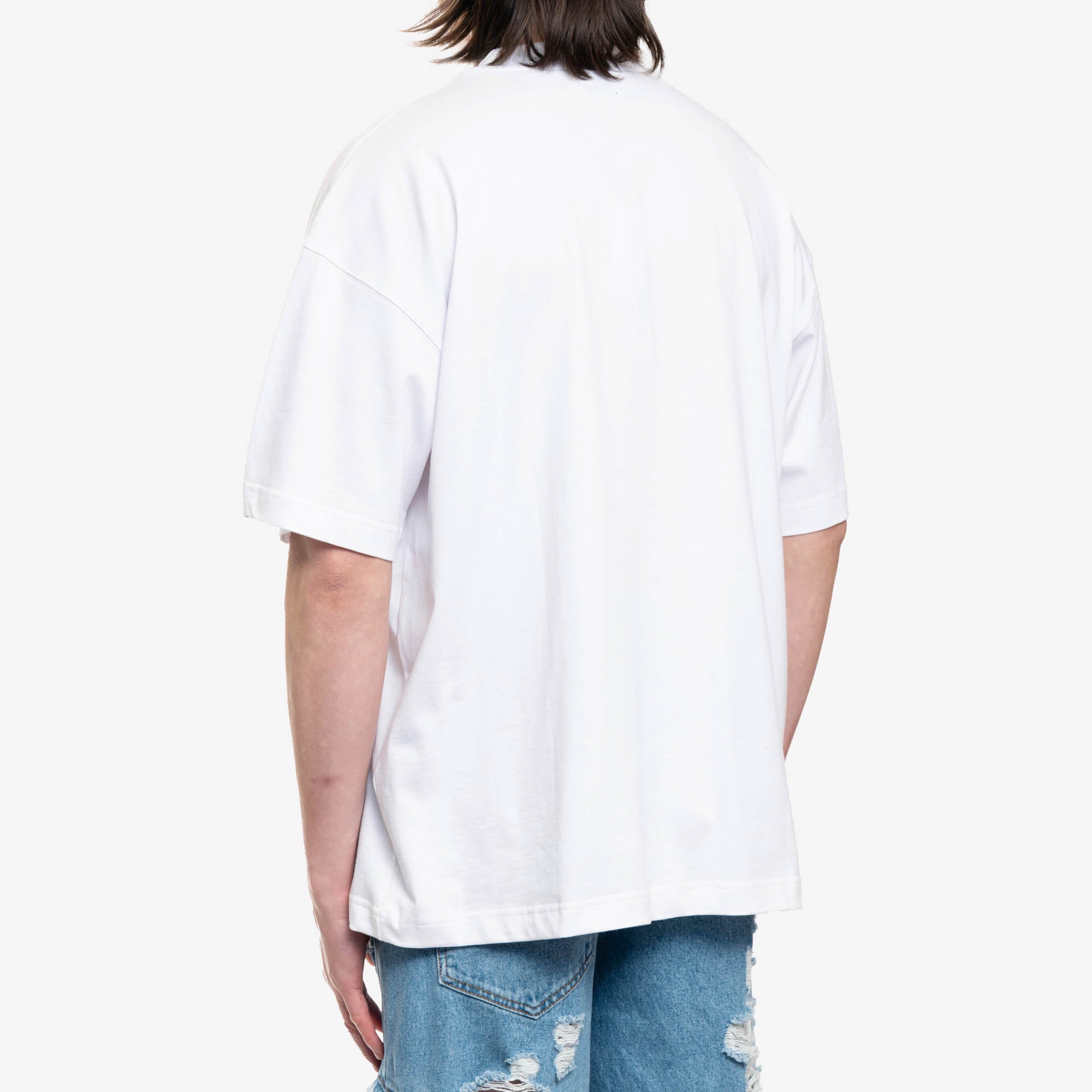 Blue Sky Inn Sunset Logo Tee White - 4