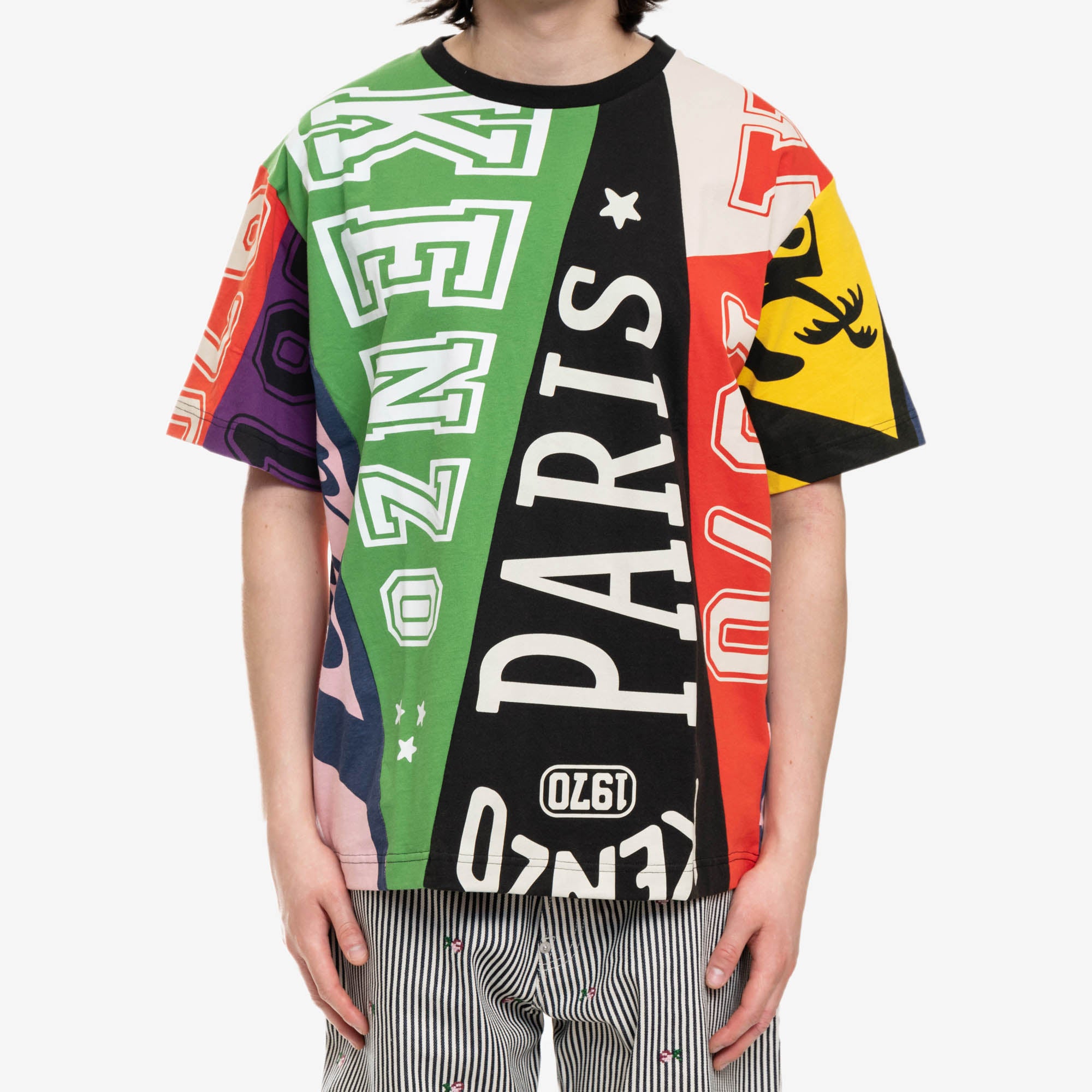 Kenzo Kenzo Flags Oversize T-Shirt Multicolor - 1