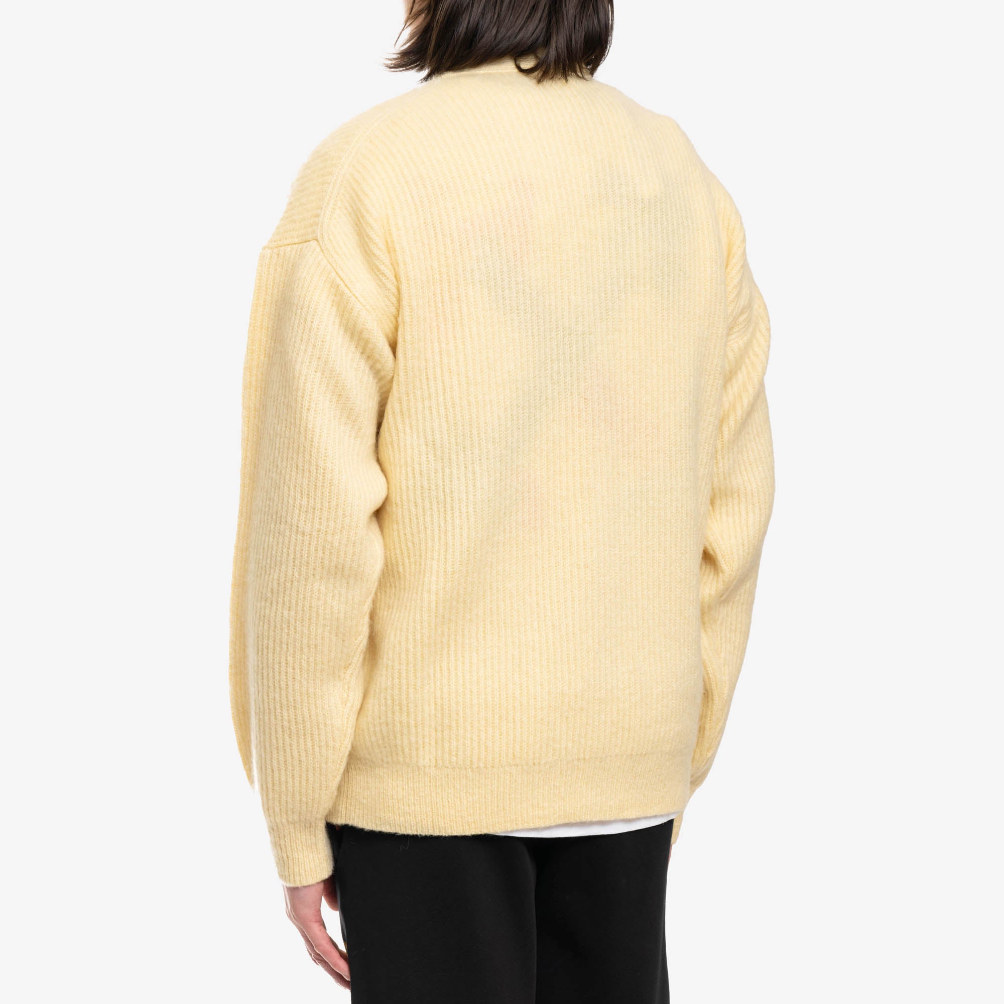 Drôle de Monsieur Le Cardigan Mohair Light Yellow - 4