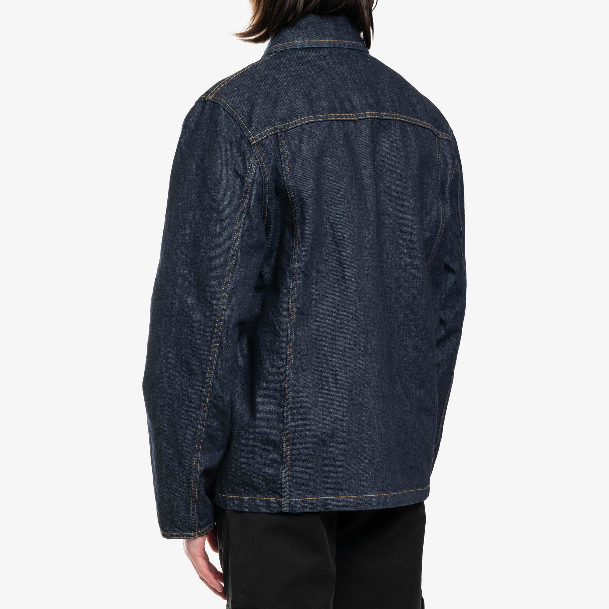 Off - White Wave Off Denim Utility Shirt Raw Indigo - 4