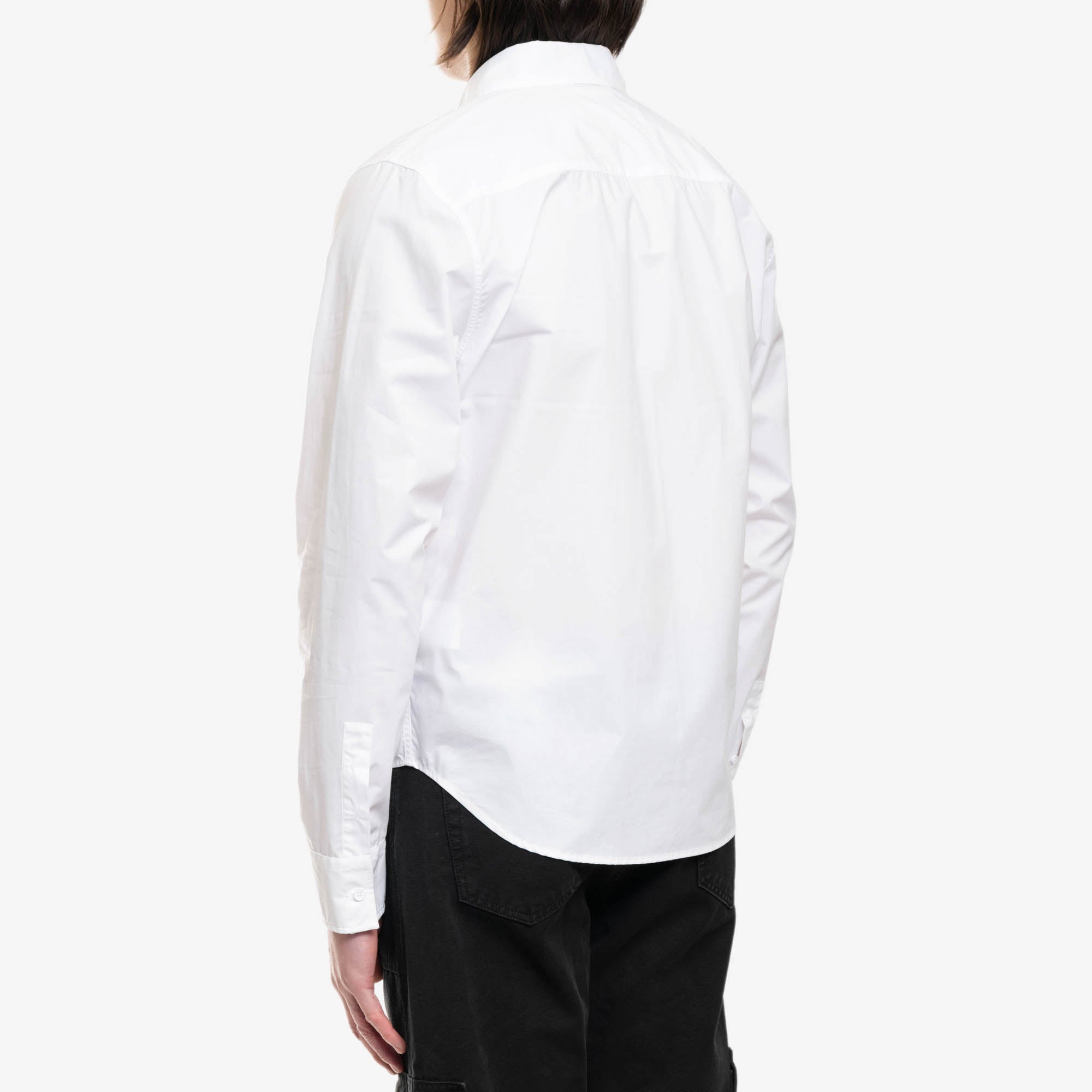 Off - White Wave Off Slim Fit Shirt White - 4