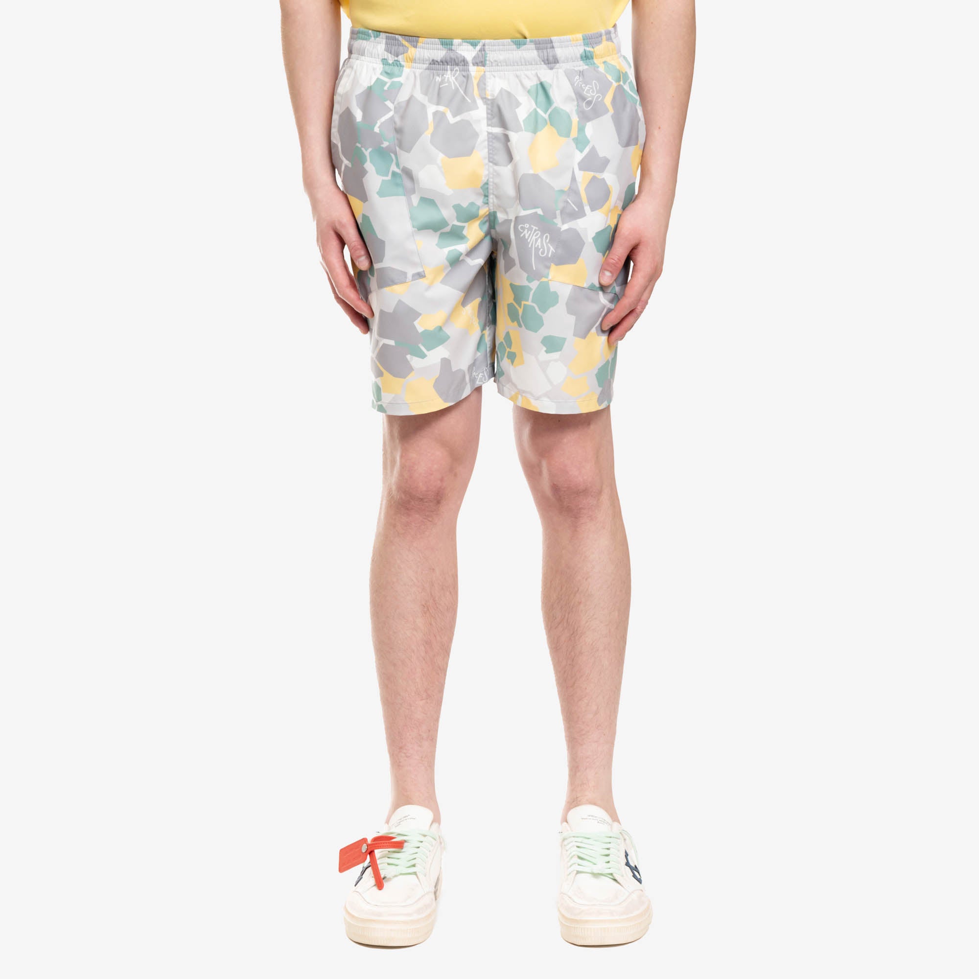 Objects IV Life Yellow Camo Swim Shorts Yellow Camo - 1