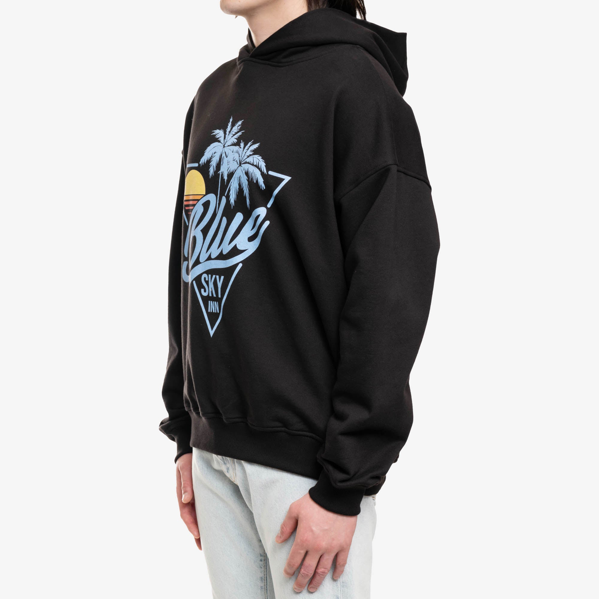 Blue Sky Inn Sunset Logo Hoody Black - 3