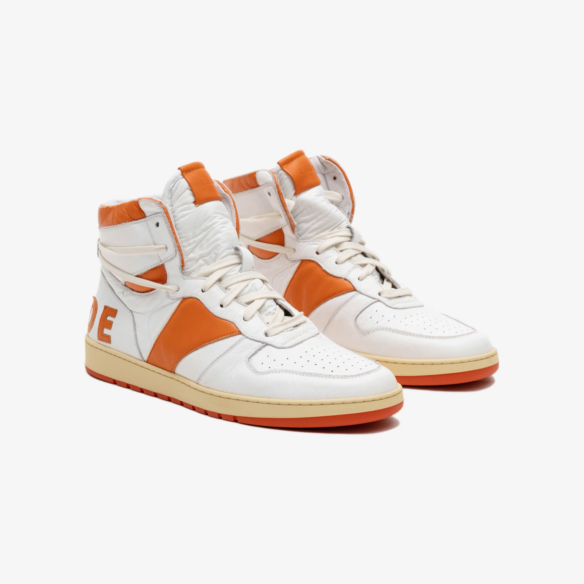 Rhude Rhecess Hi Orange Sneakers Orange - 1