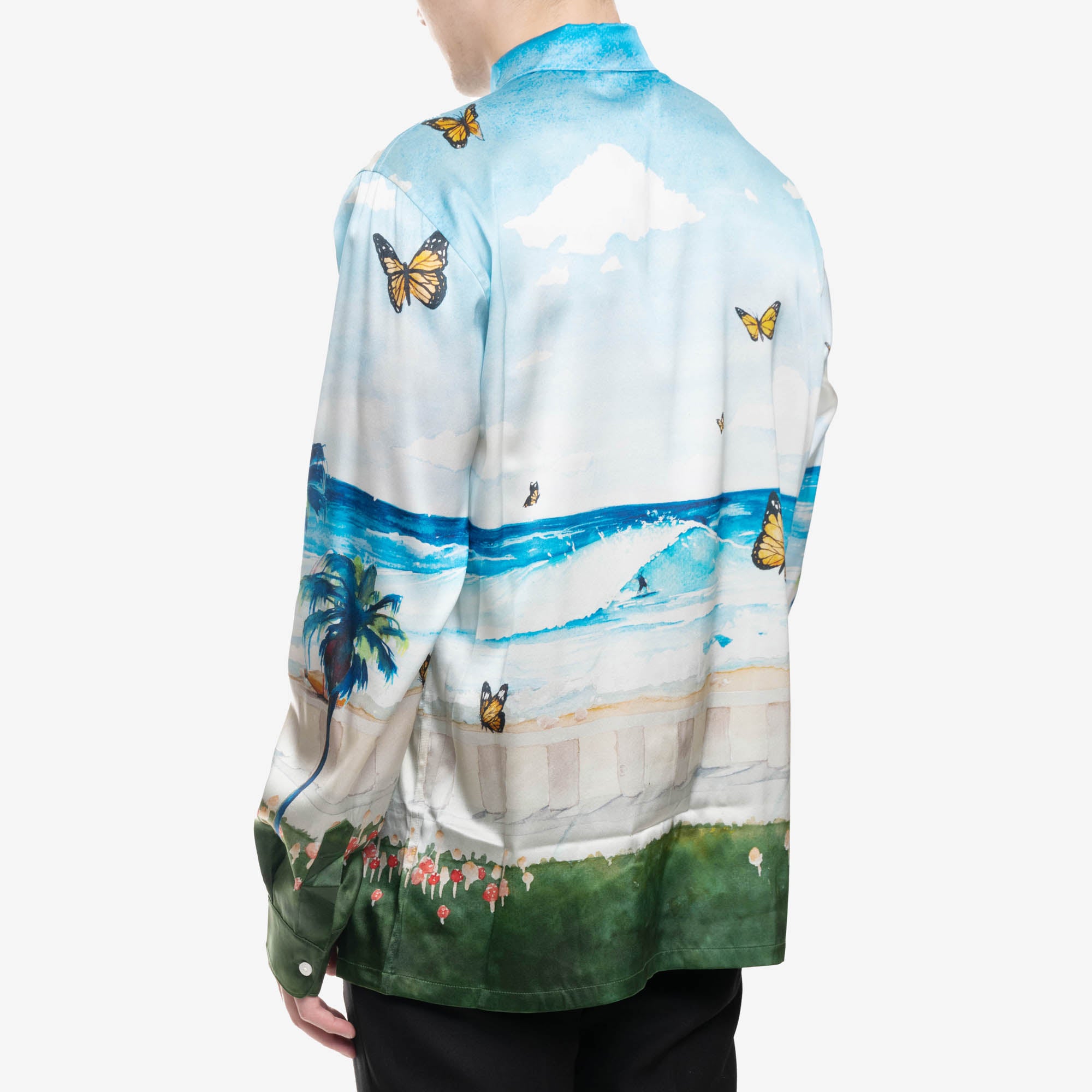 Nahmias Butterfly Beach LS Shirt Blue - 4