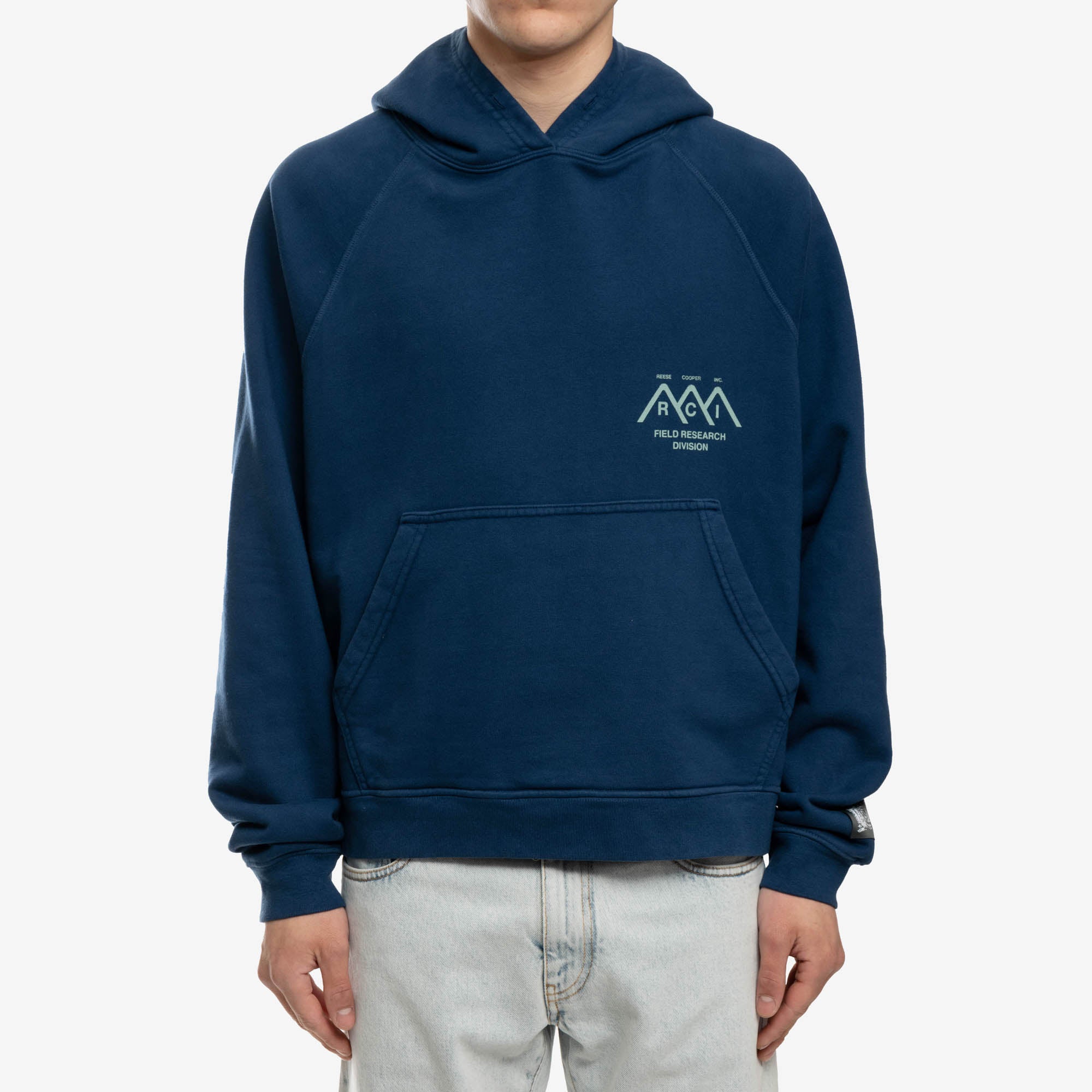 Reese Cooper Mountain Logo Hoody Royal Blue - 1