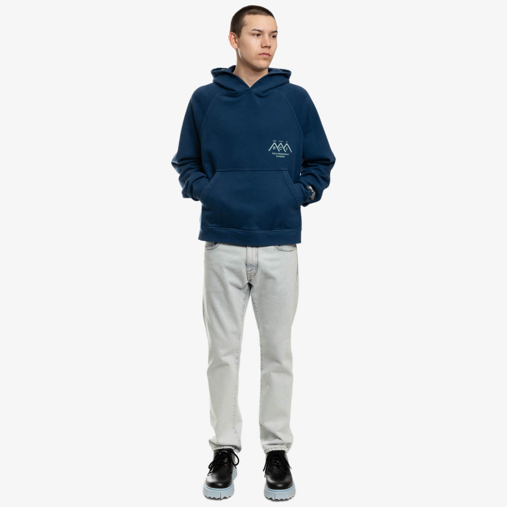 Reese Cooper Mountain Logo Hoody Royal Blue - 2