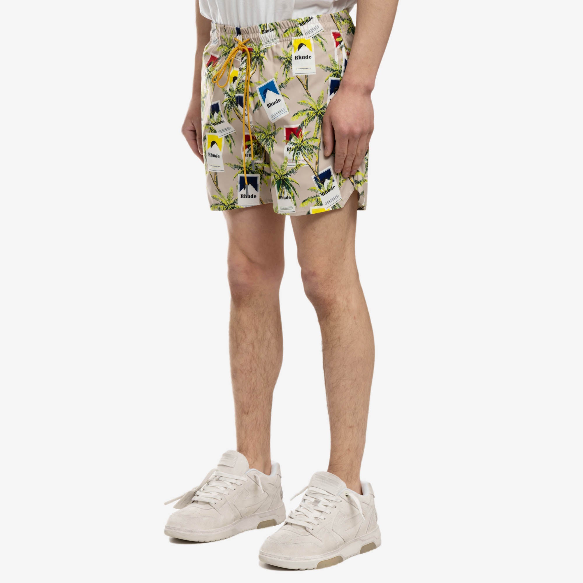 Rhude Rhude Cigarette Swim Trunks Tan - 3