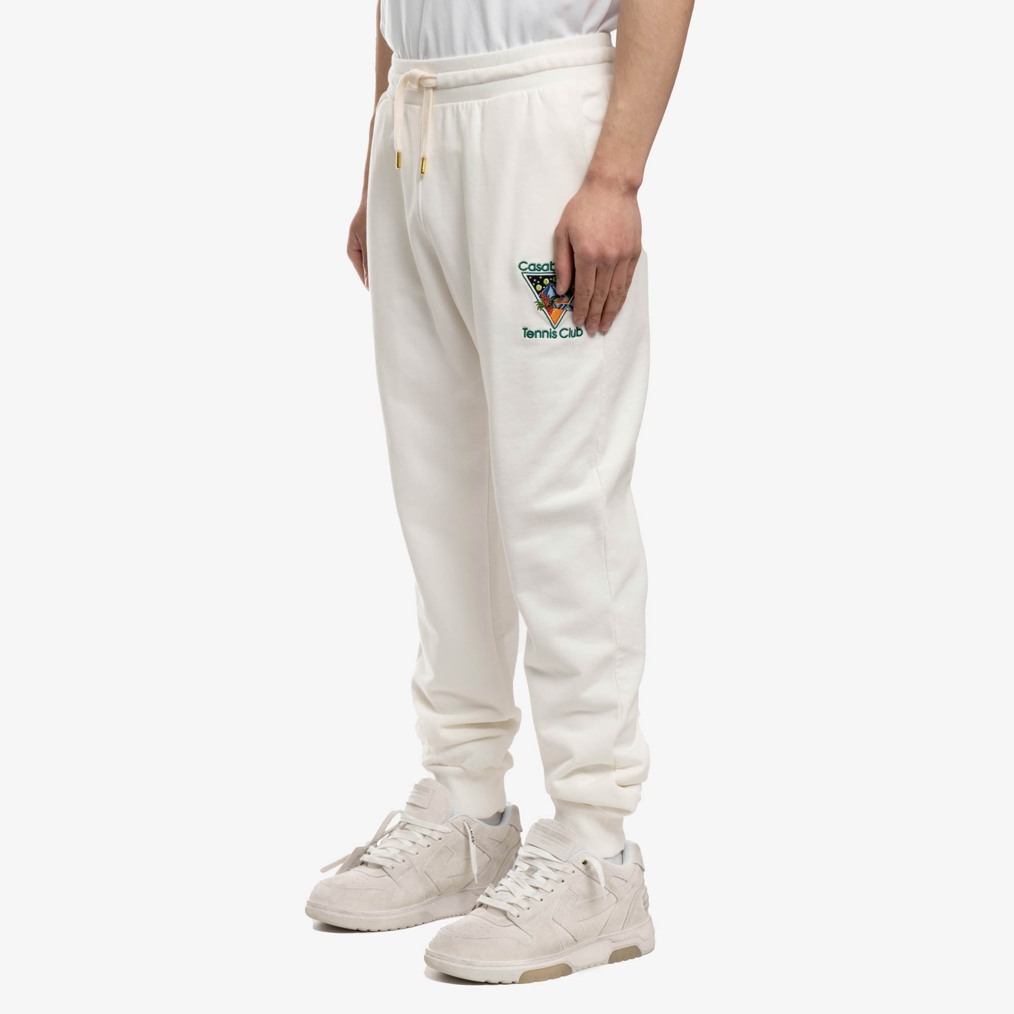 Casablanca Tennis Club Icon Sweatpants Off White - 3