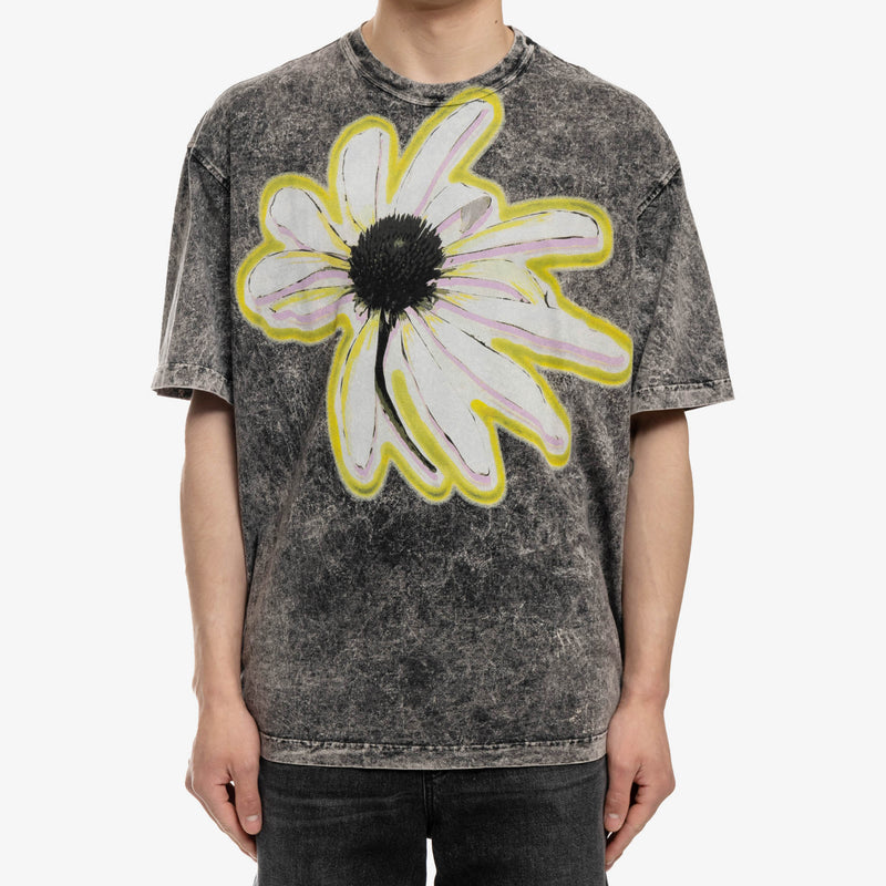 Flower Print Marble T-Shirt