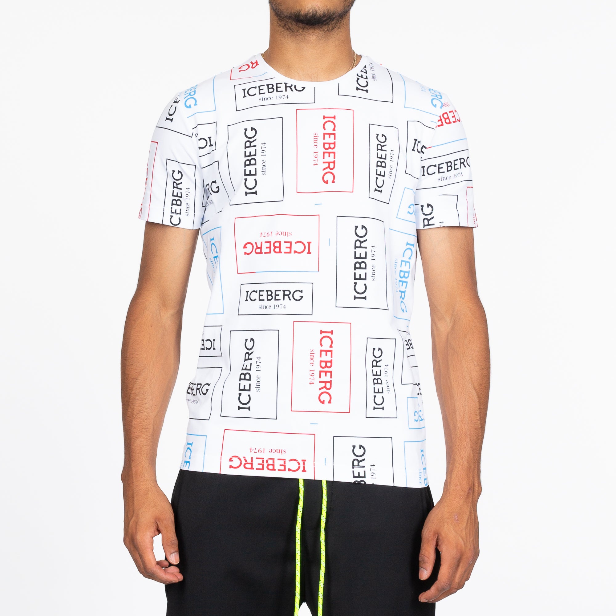 Iceberg Box Logo T-Shirt White - 1