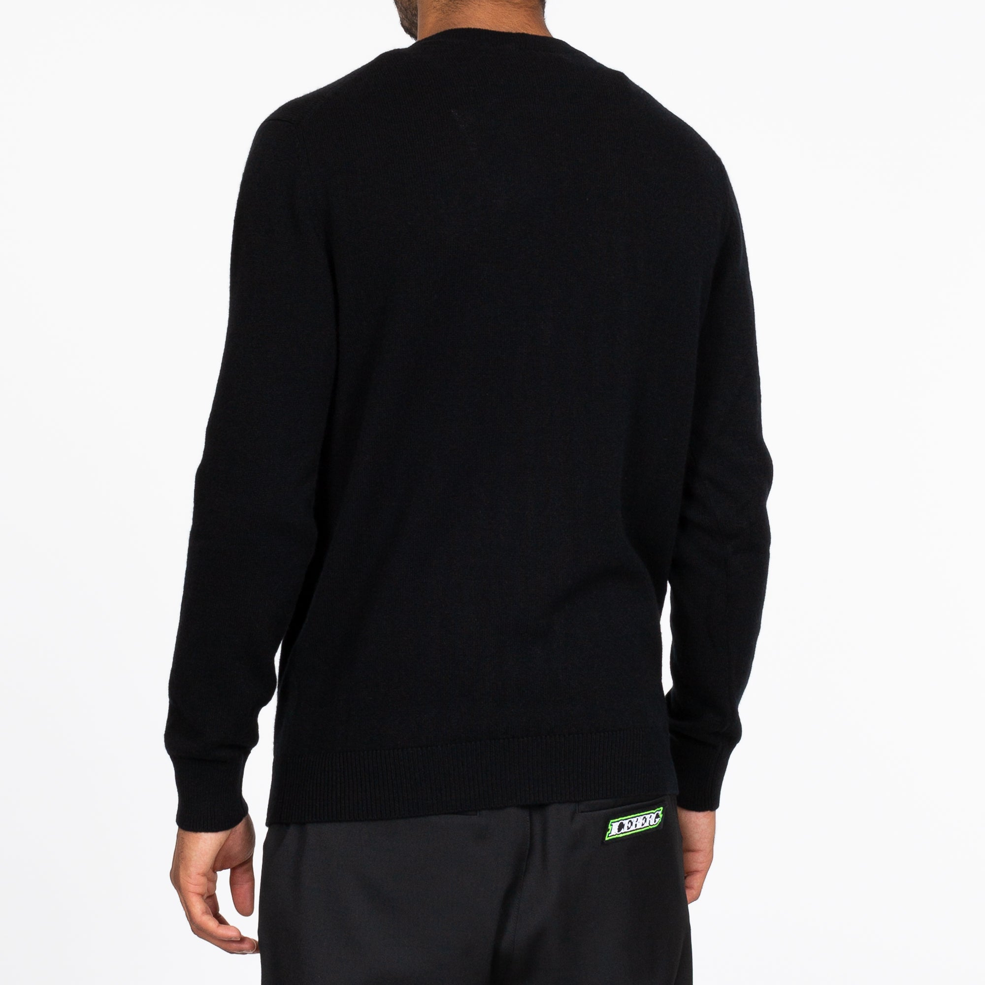 Iceberg Iceberg Intarsia Sweater Black - 3