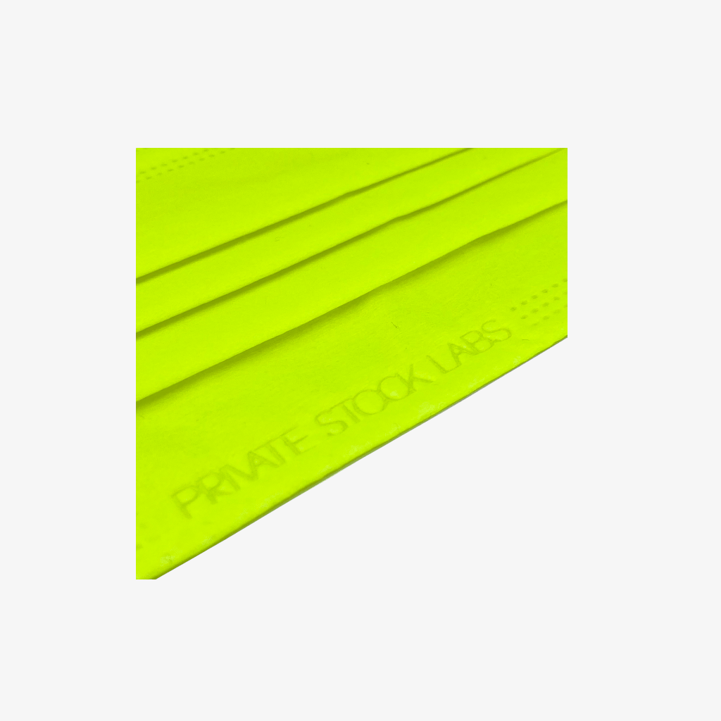 Private Stock Labs 4 - Ply Assorted Neon Protective Mask Assorted Neon - 4