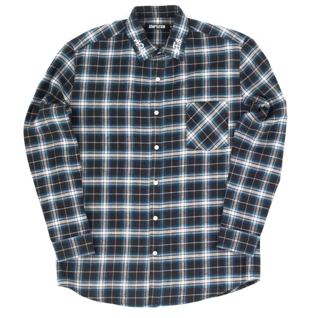Adaptation Womens Dogtown Plaid Shirt Teal - 4