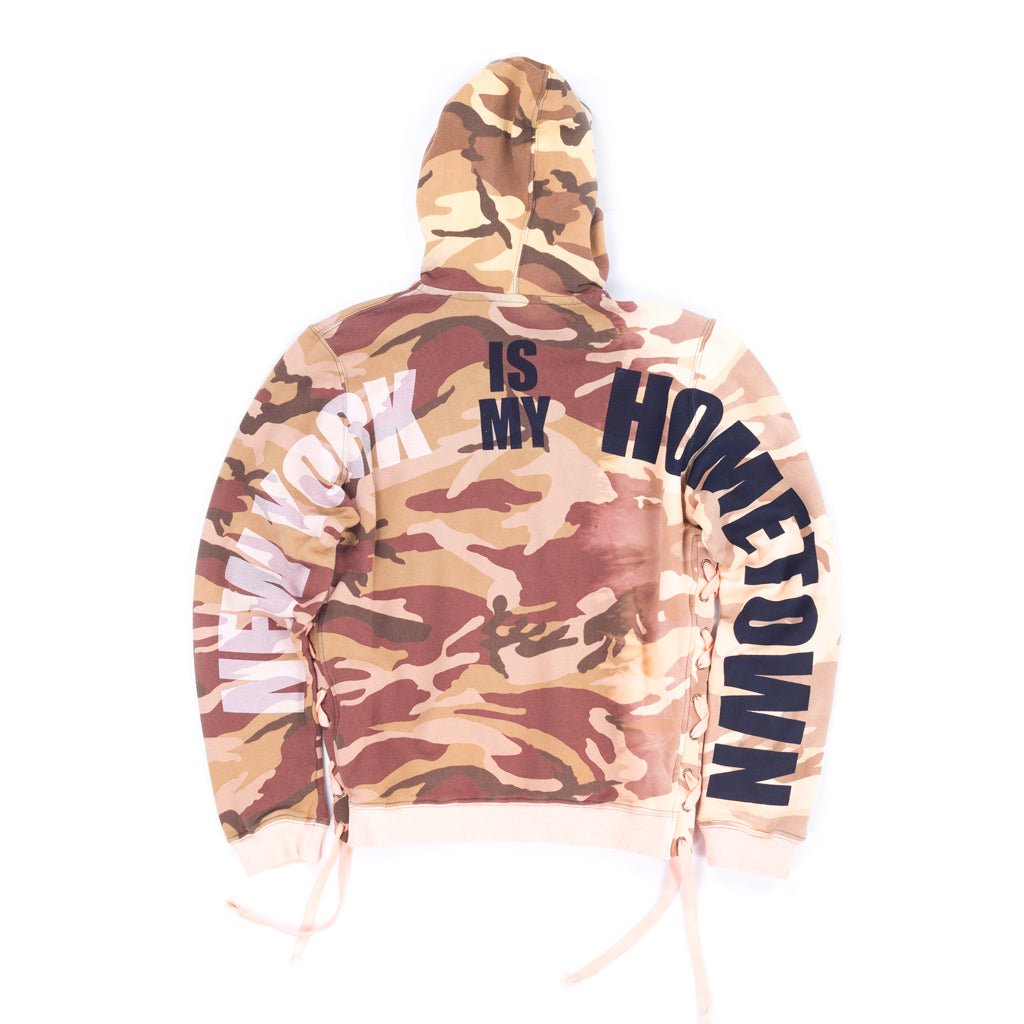 Faith Connexion Womens Kappa Camouflage Laced Zip Hoody Orange - 5