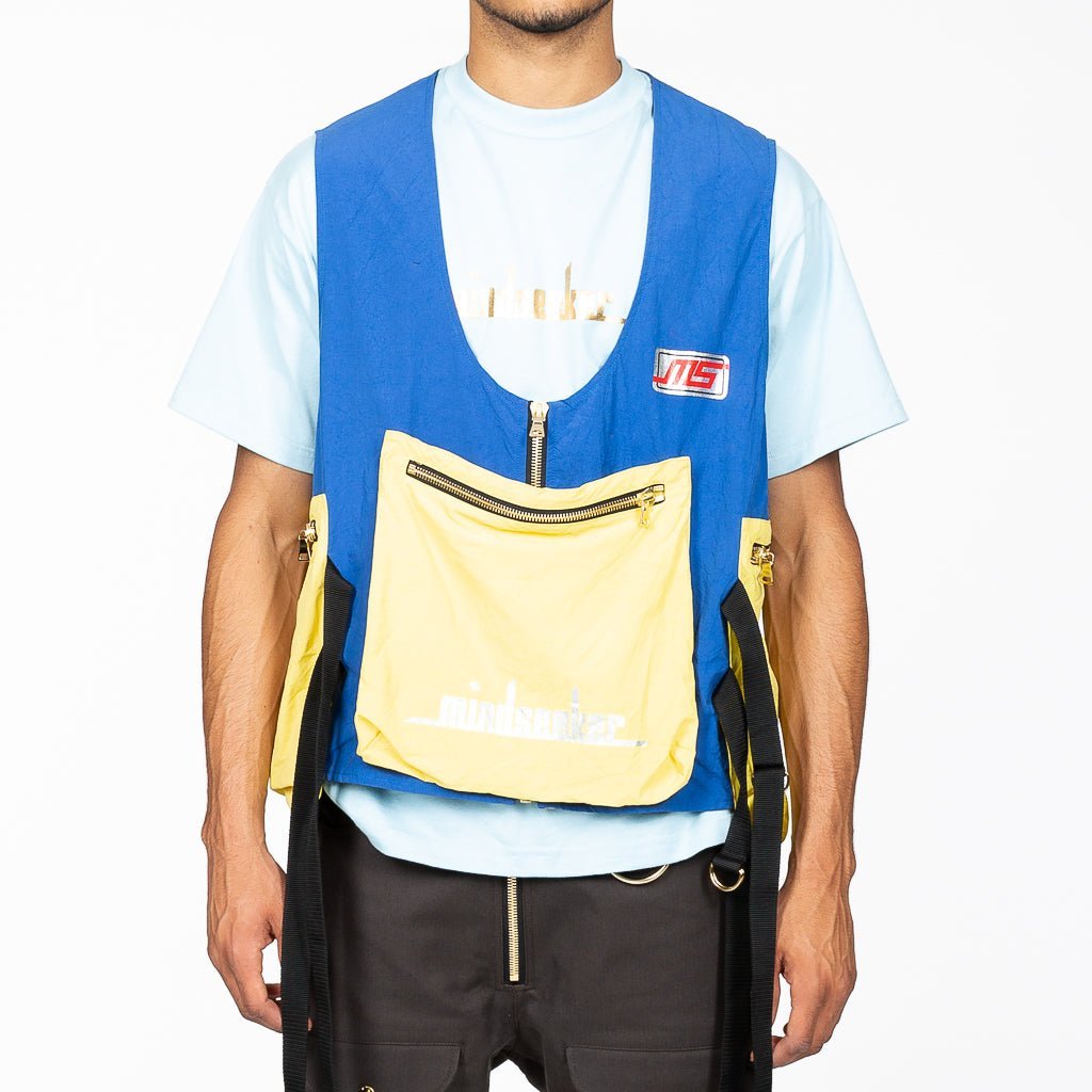 Mindseeker Nylon Fisherman Vest Blue - 3