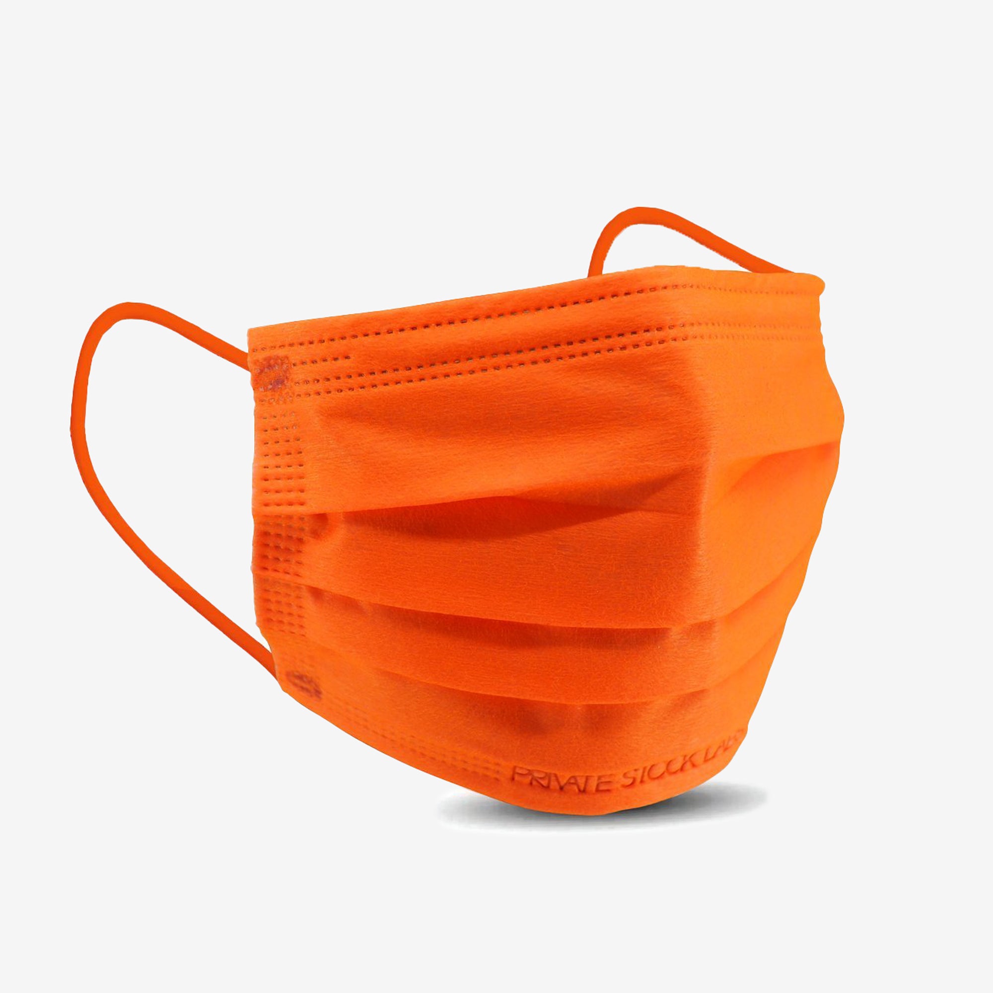 Private Stock Labs 4 - Ply Orange Protective Mask