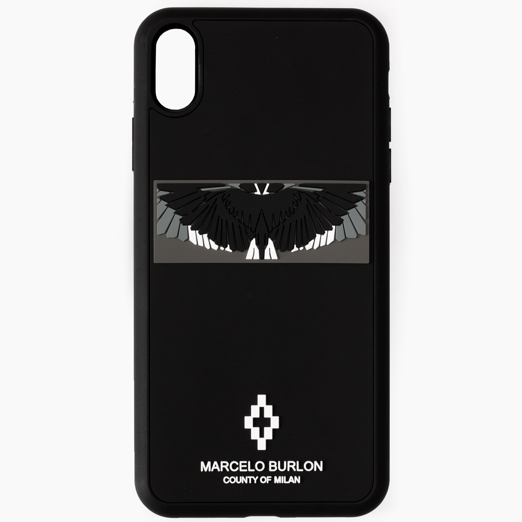 Marcelo Burlon 3D Wings iPhone XS MAX Cover Black - 1