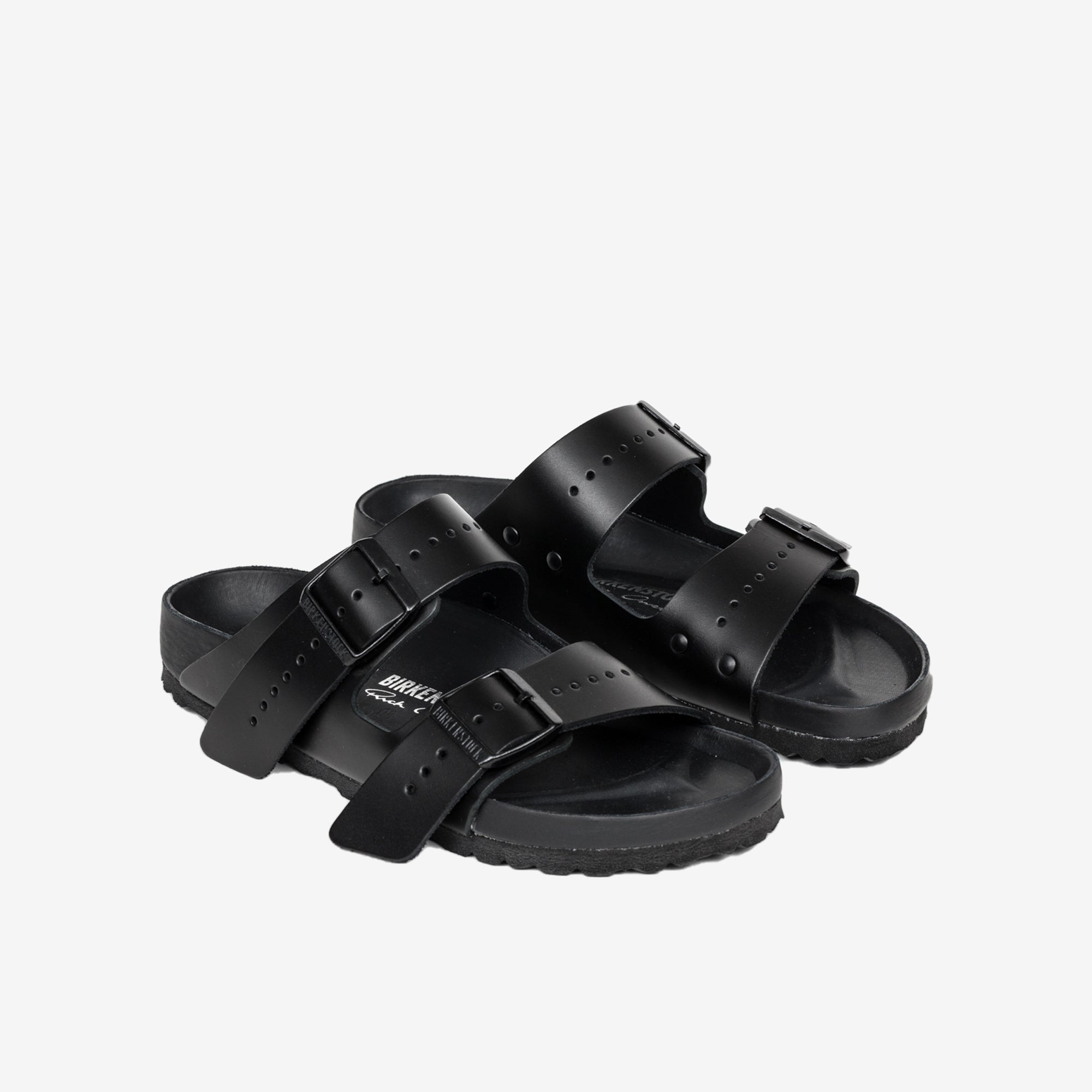 Rick Owens Birkenstock Ladies Arizona Black Sandals Black - 1
